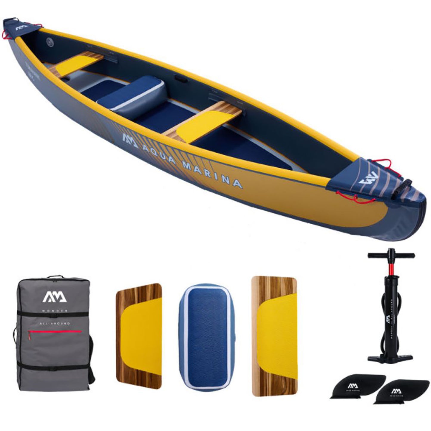 Aqua Marina - Canoë rapide Tomahawk 15'8" pour 2/3 personnes