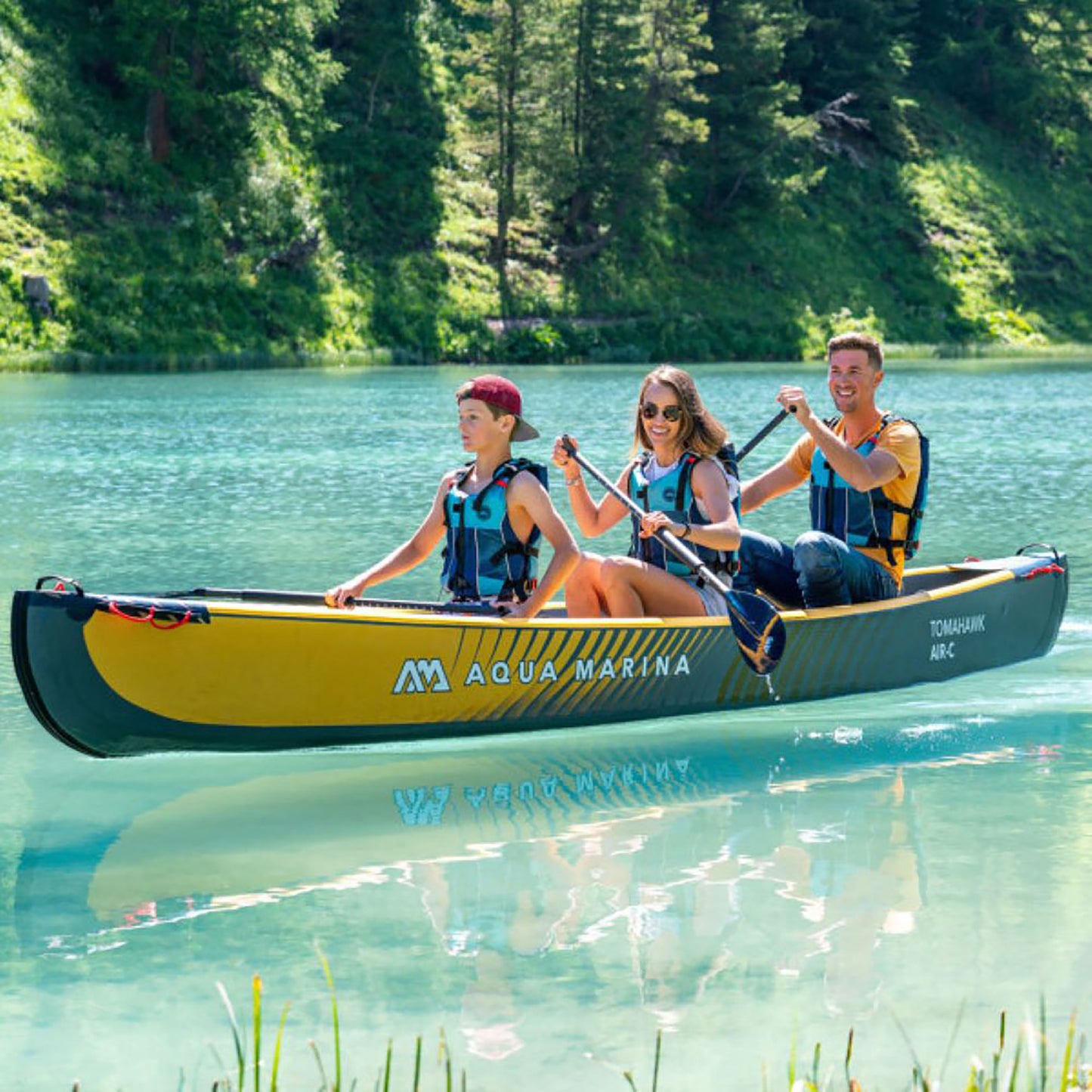 Aqua Marina - Canoë rapide Tomahawk 15'8" pour 2/3 personnes