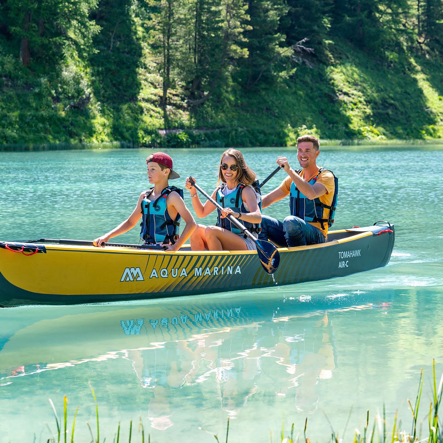 Aqua Marina - Canoë rapide Tomahawk 15'8" pour 2/3 personnes