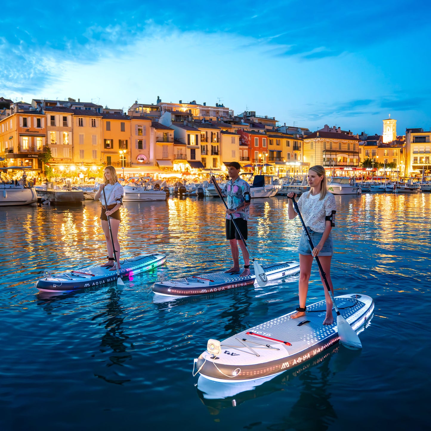 Aqua Marina - GLOW 10'4" iSUP polyvalent avec système d'éclairage ambiant