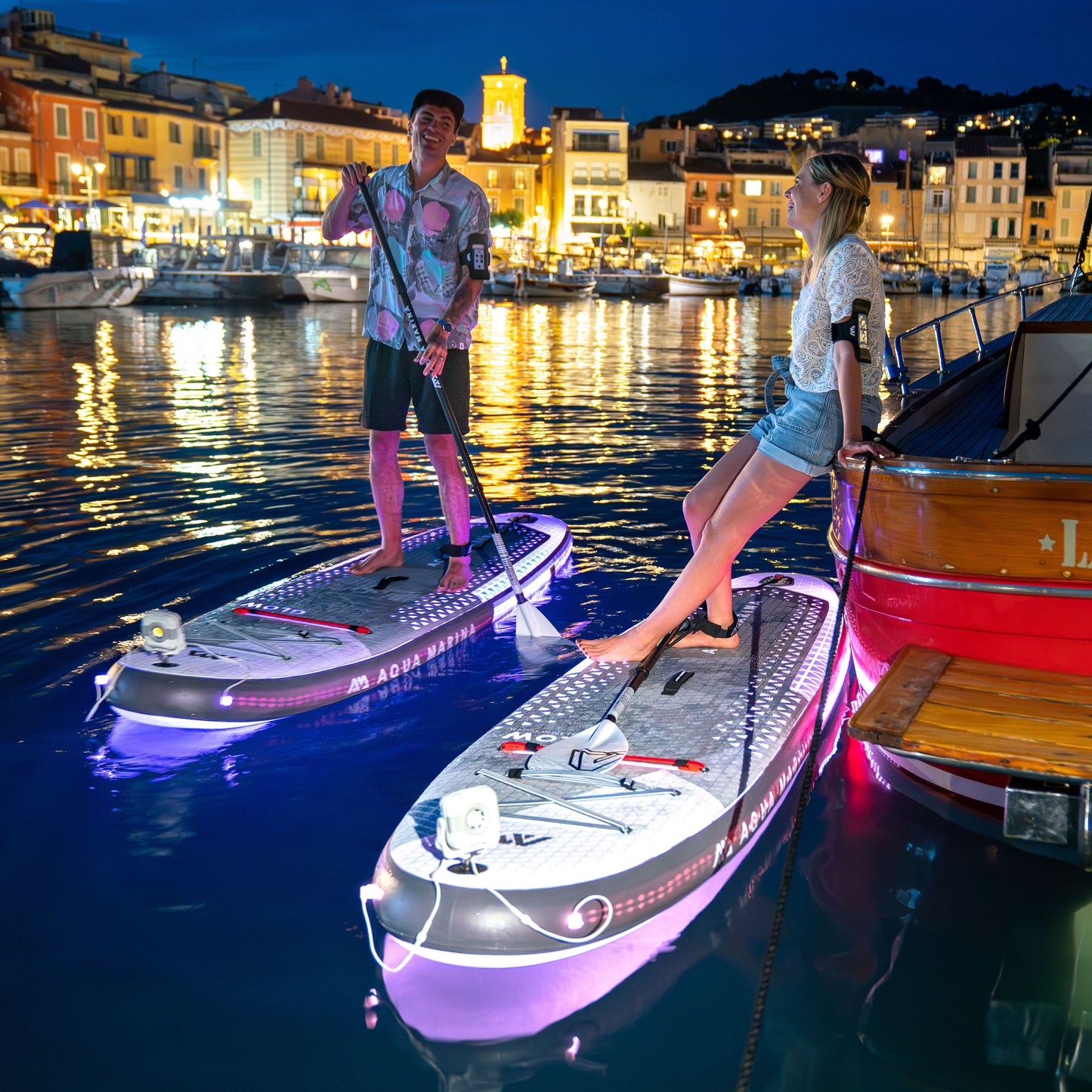 Aqua Marina - GLOW 10'4" iSUP polyvalent avec système d'éclairage ambiant