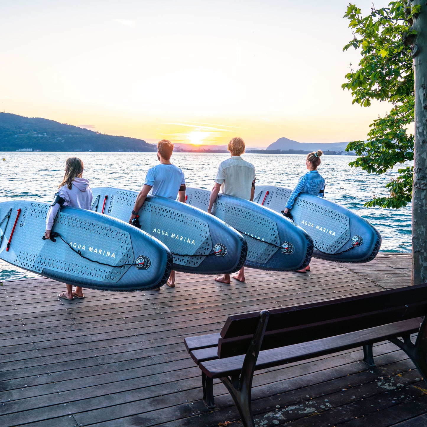 Aqua Marina - GLOW 10'4" iSUP polyvalent avec système d'éclairage ambiant