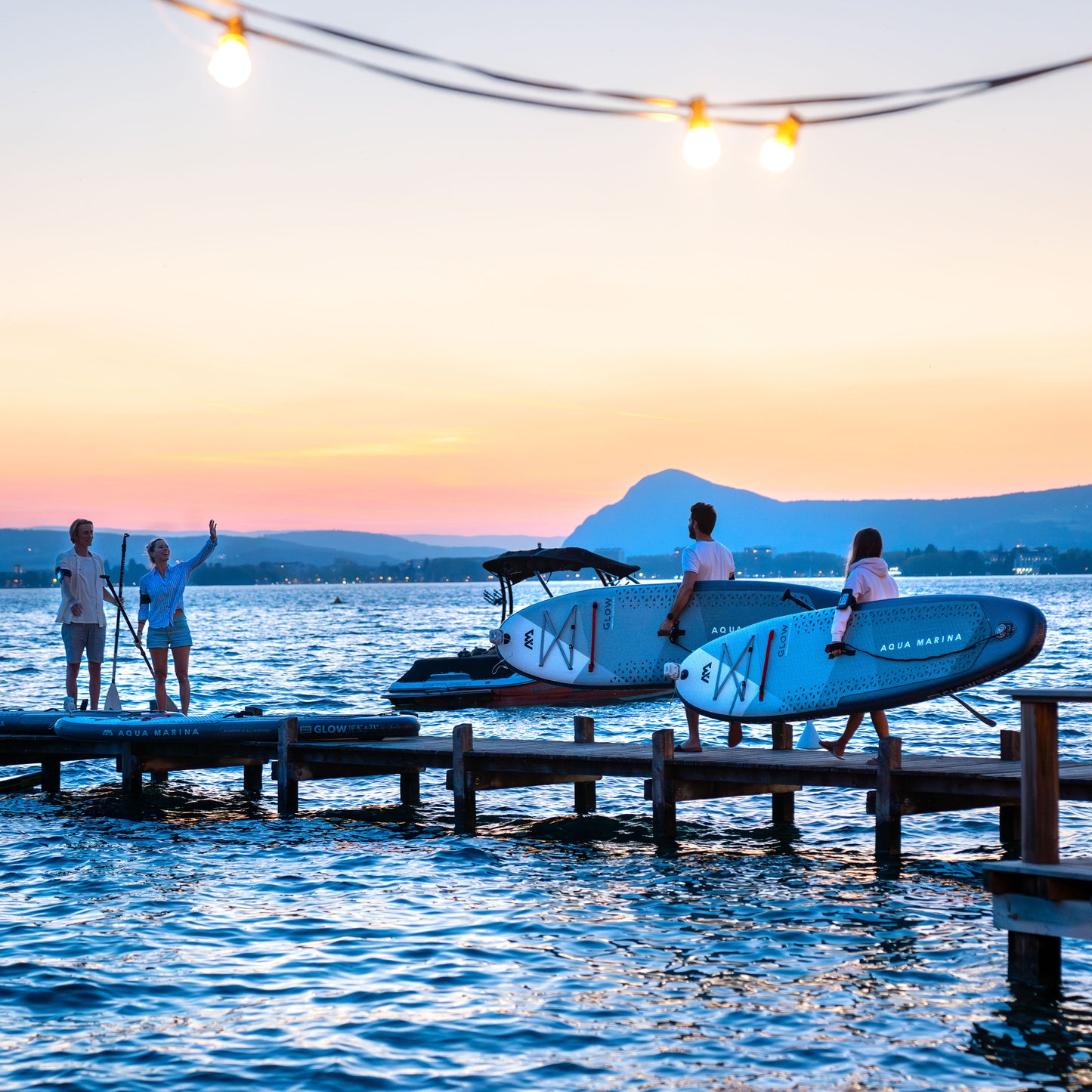 Aqua Marina - GLOW 10'4" iSUP polyvalent avec système d'éclairage ambiant