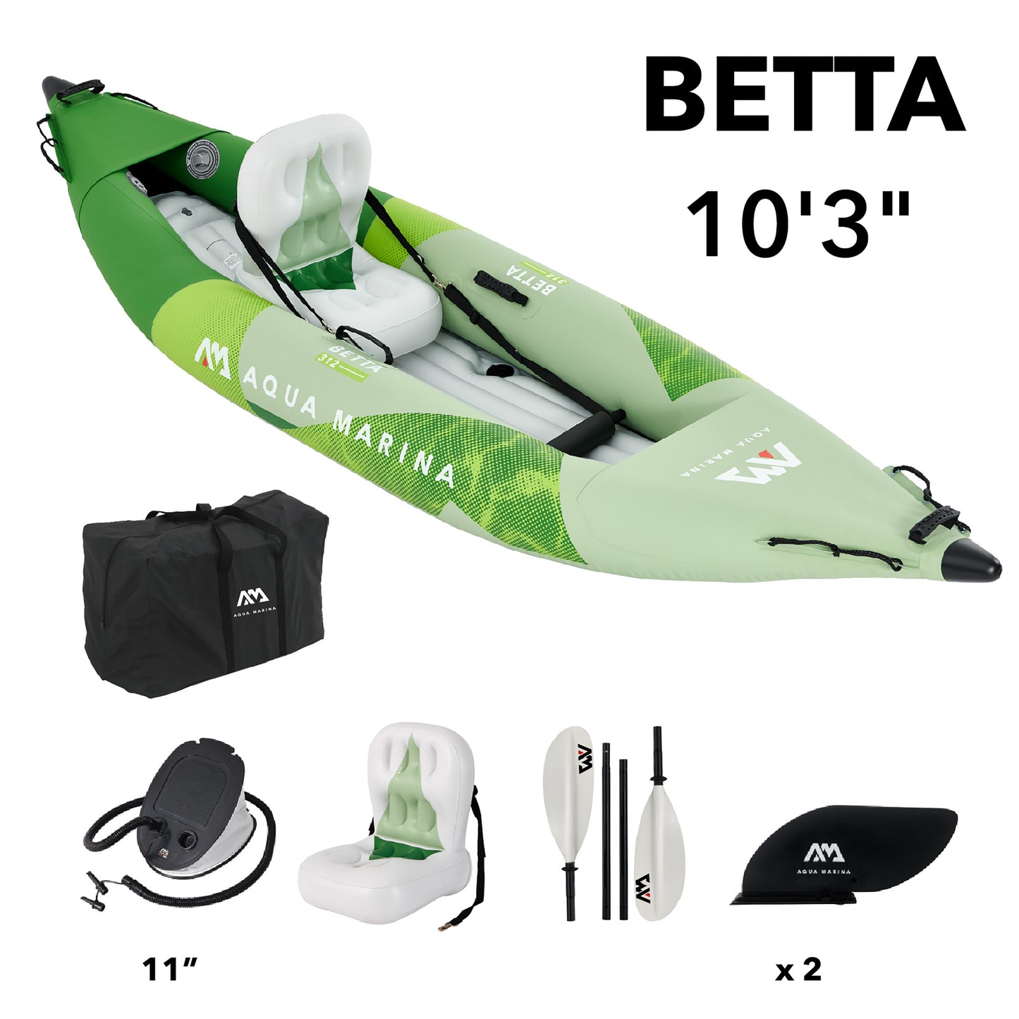 Aqua Marina - Kayak récréatif 1 place BETTA-312