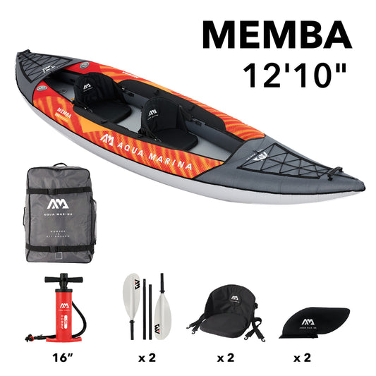 Aqua Marina - MEMBA 390 Touring 2-person Kayak - Aqua Marina