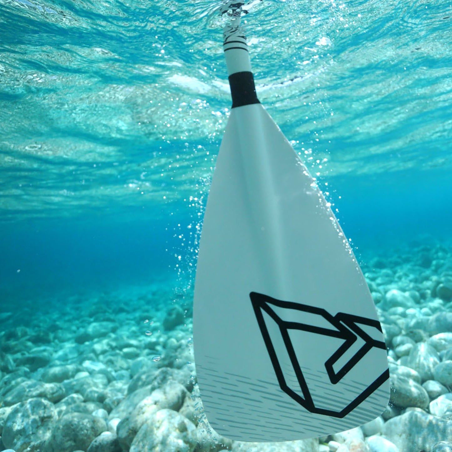 Aqua Marina - Pagaie iSUP réglable en fibre de verre SOLID