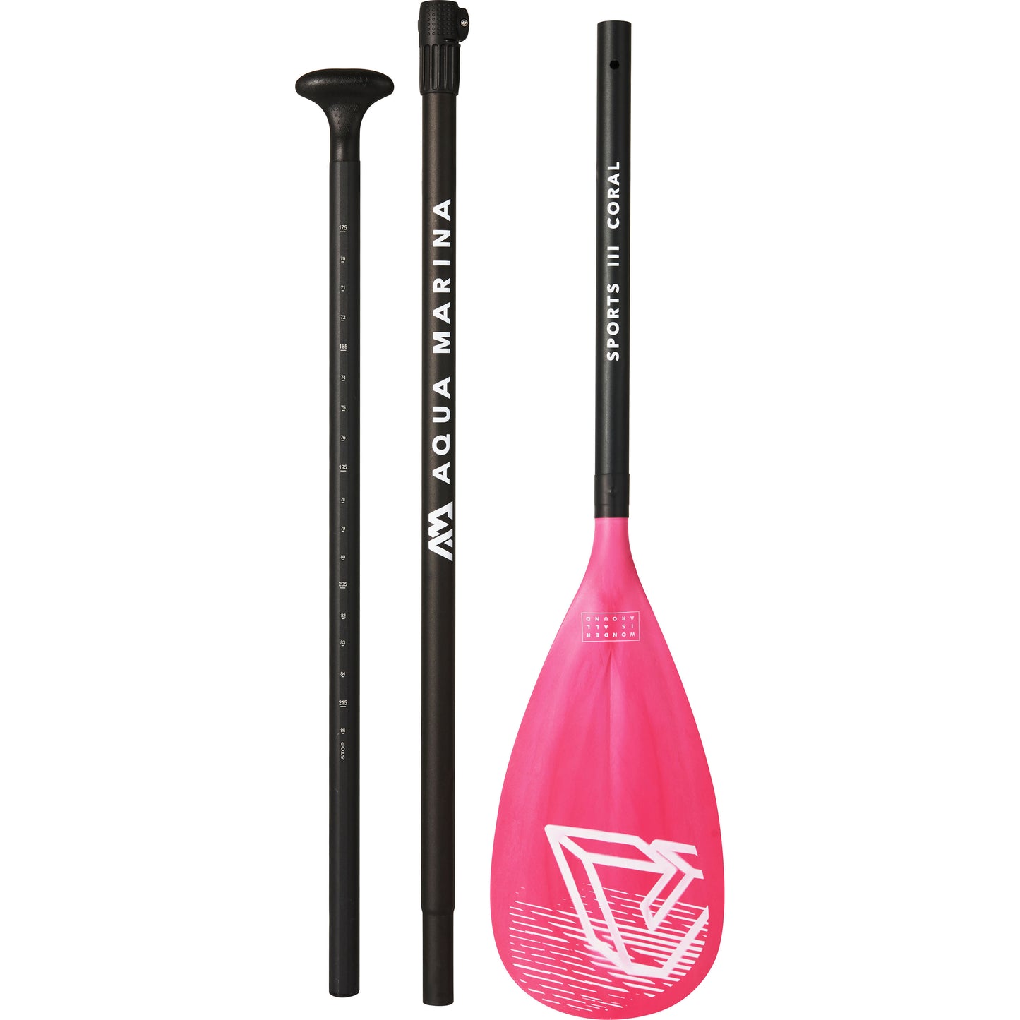 Aqua Marina - Pagaie iSUP réglable en aluminium CORAL Sports III