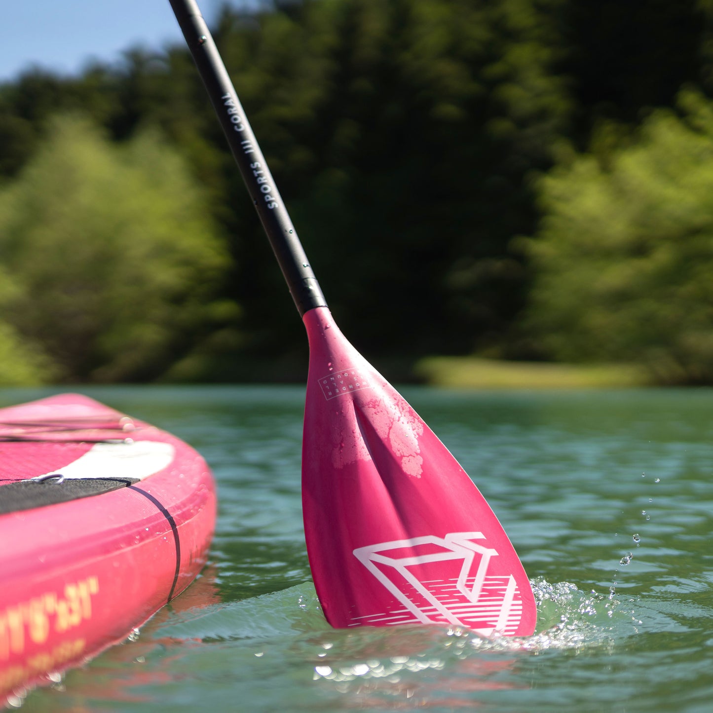 Aqua Marina - Pagaie iSUP réglable en aluminium CORAL Sports III