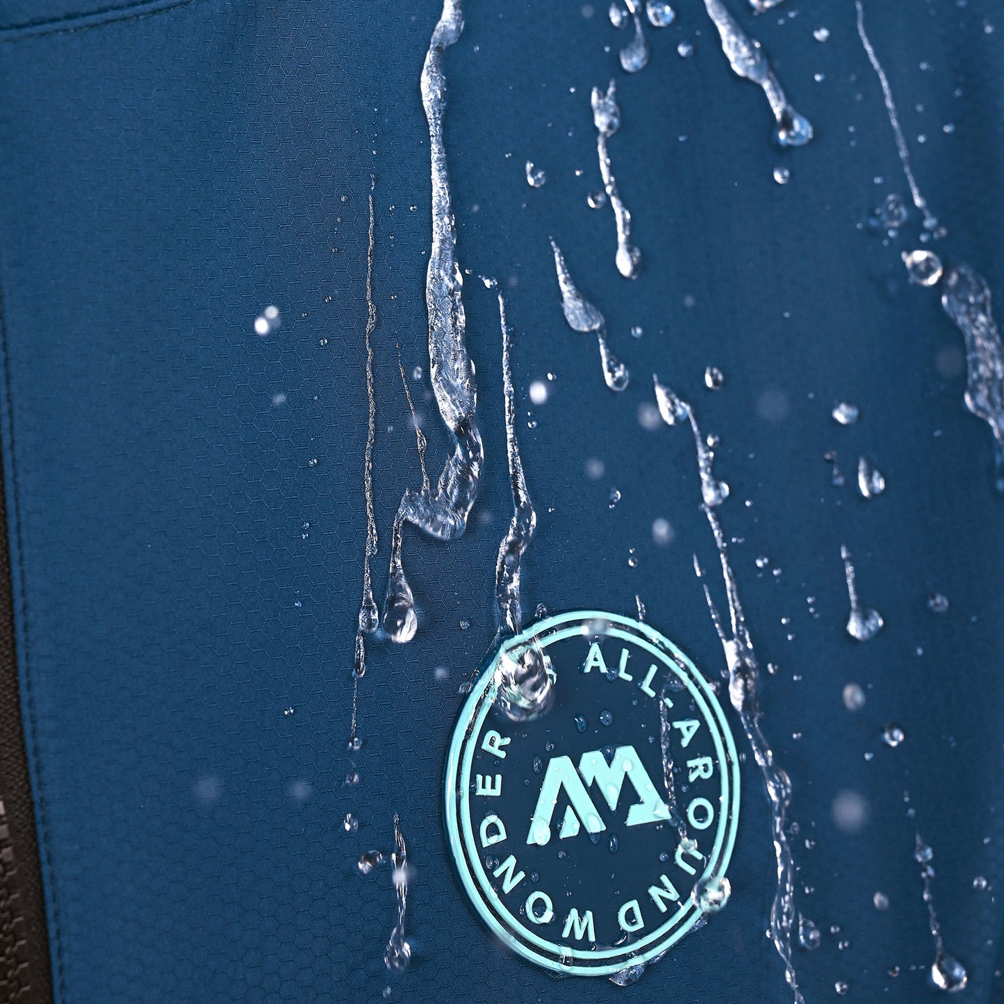 Aqua Marina - Poncho thermique déperlant (bleu marine) - M