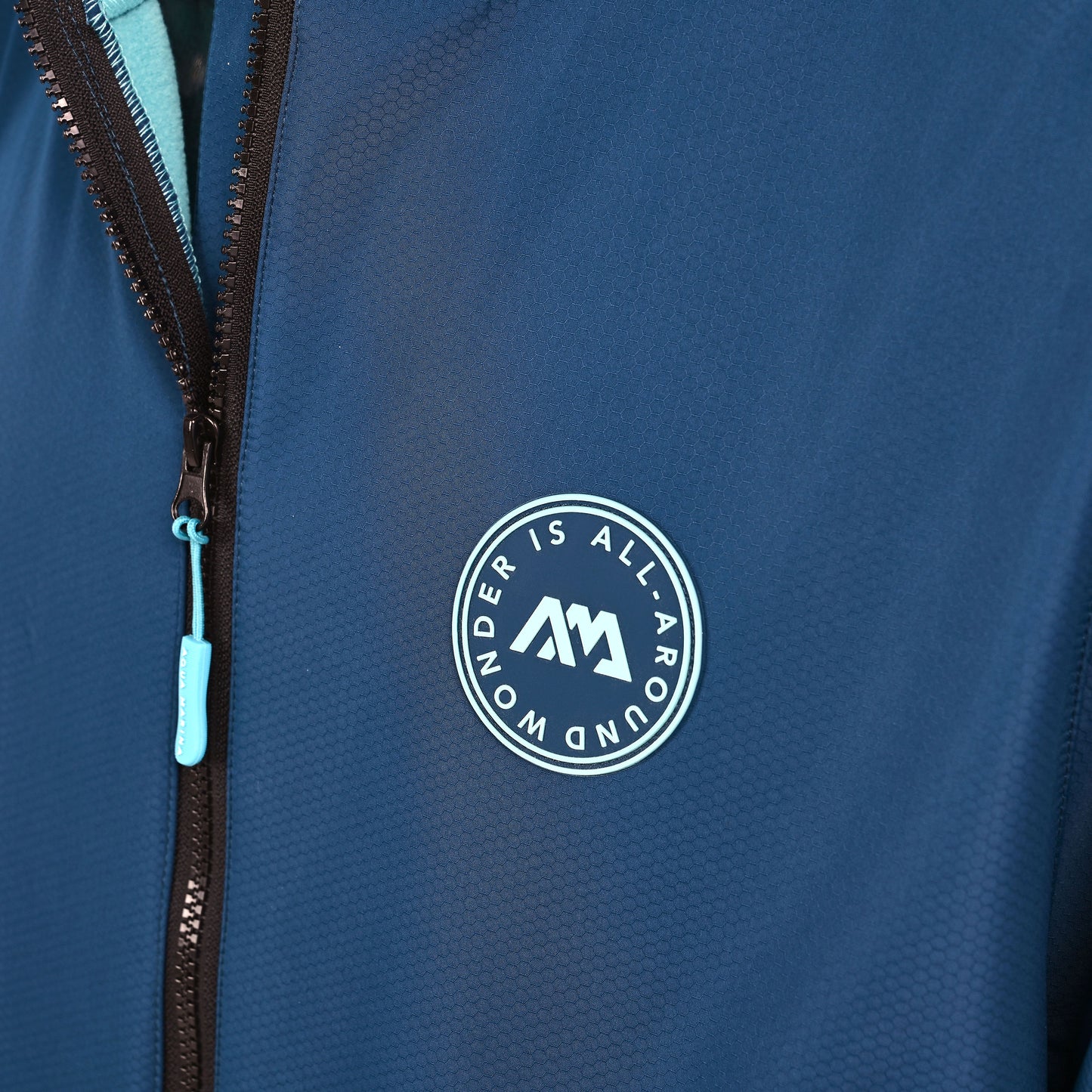 Aqua Marina - Poncho thermique déperlant (bleu marine) - M