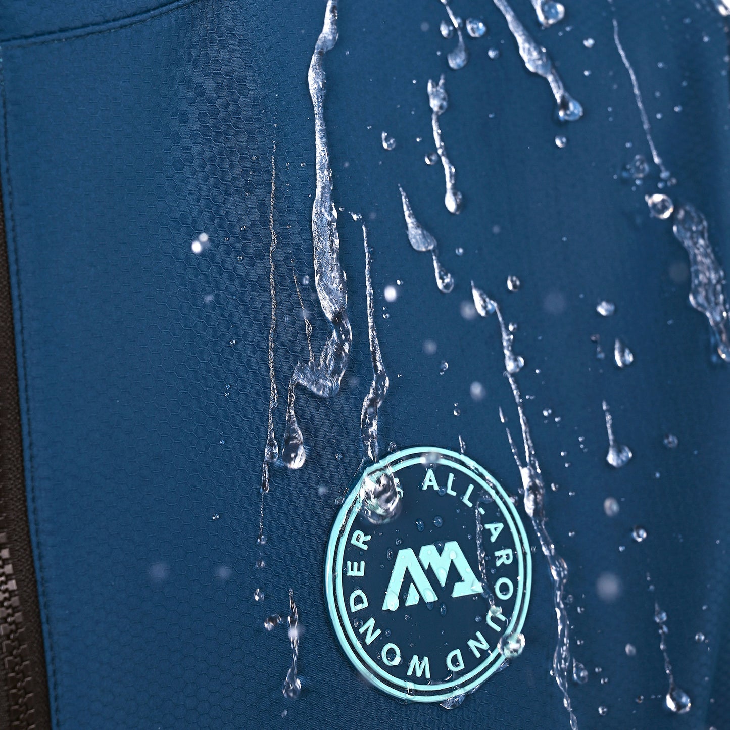 Aqua Marina - Poncho thermique déperlant (bleu marine) - Grand
