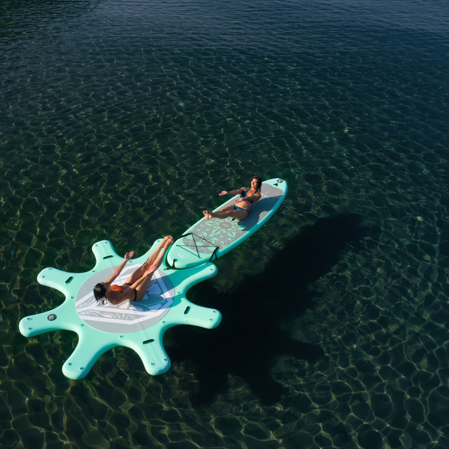 Aqua Marina - Plateforme d'enseignement de fitness Yoga Dock de 9'6"