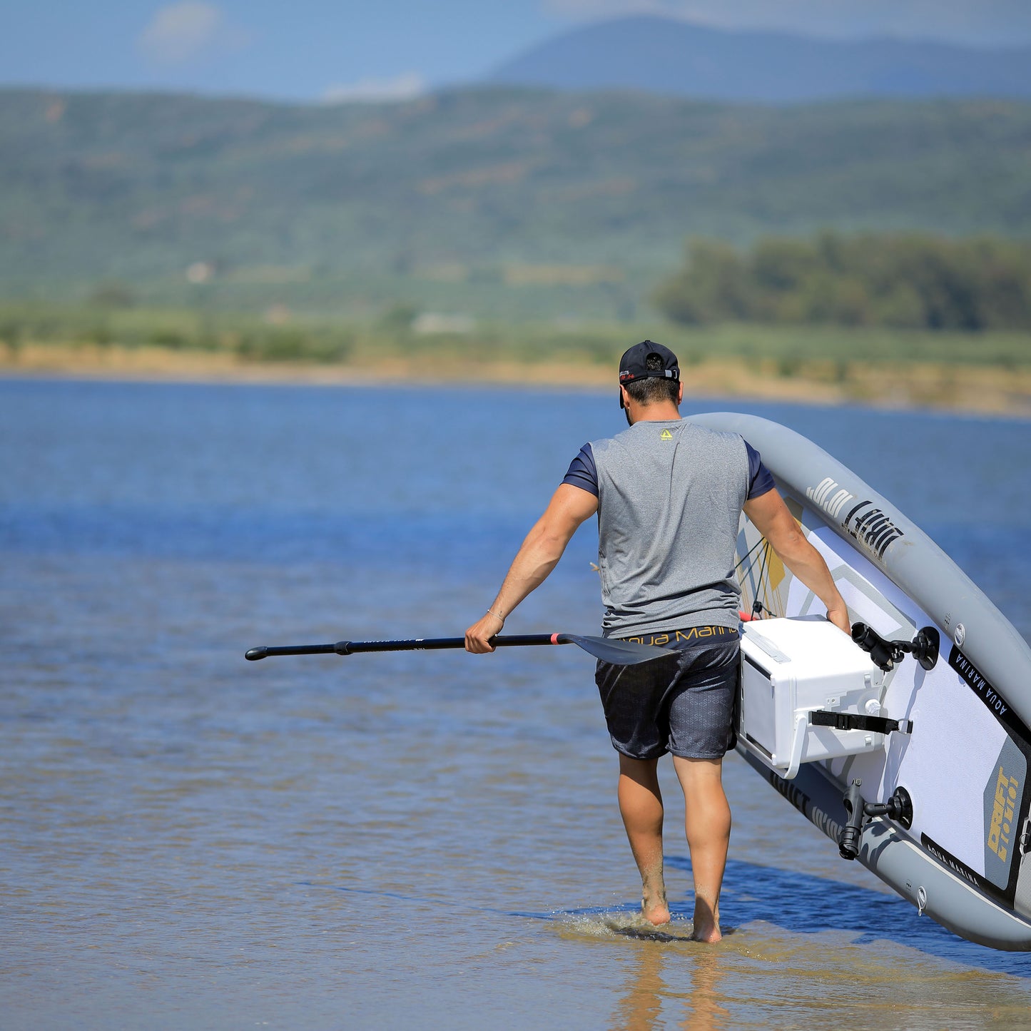 Aqua Marina - Planche de stand up paddle gonflable (iSup) pour la pêche à la dérive