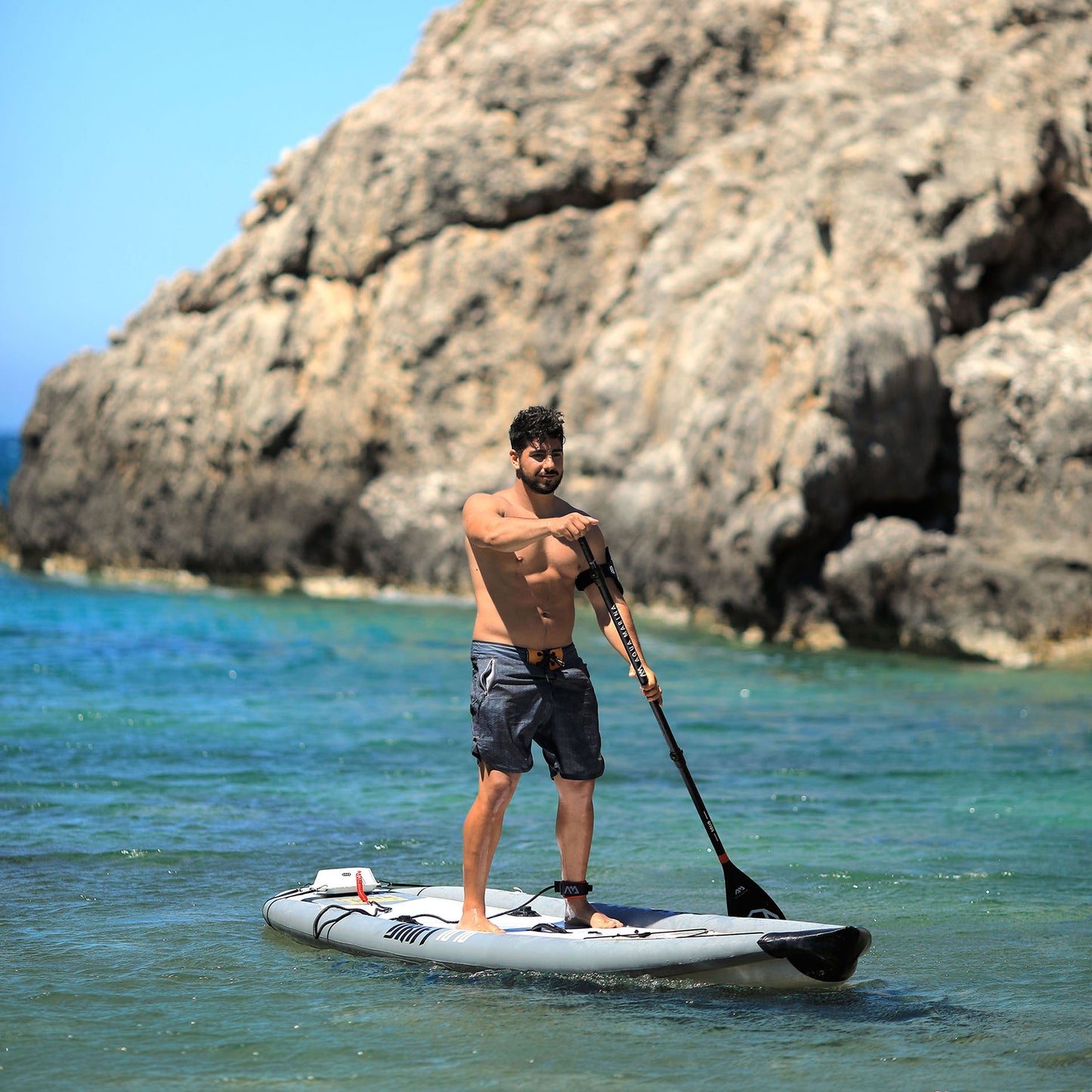 Aqua Marina - Planche de stand up paddle gonflable (iSup) pour la pêche à la dérive