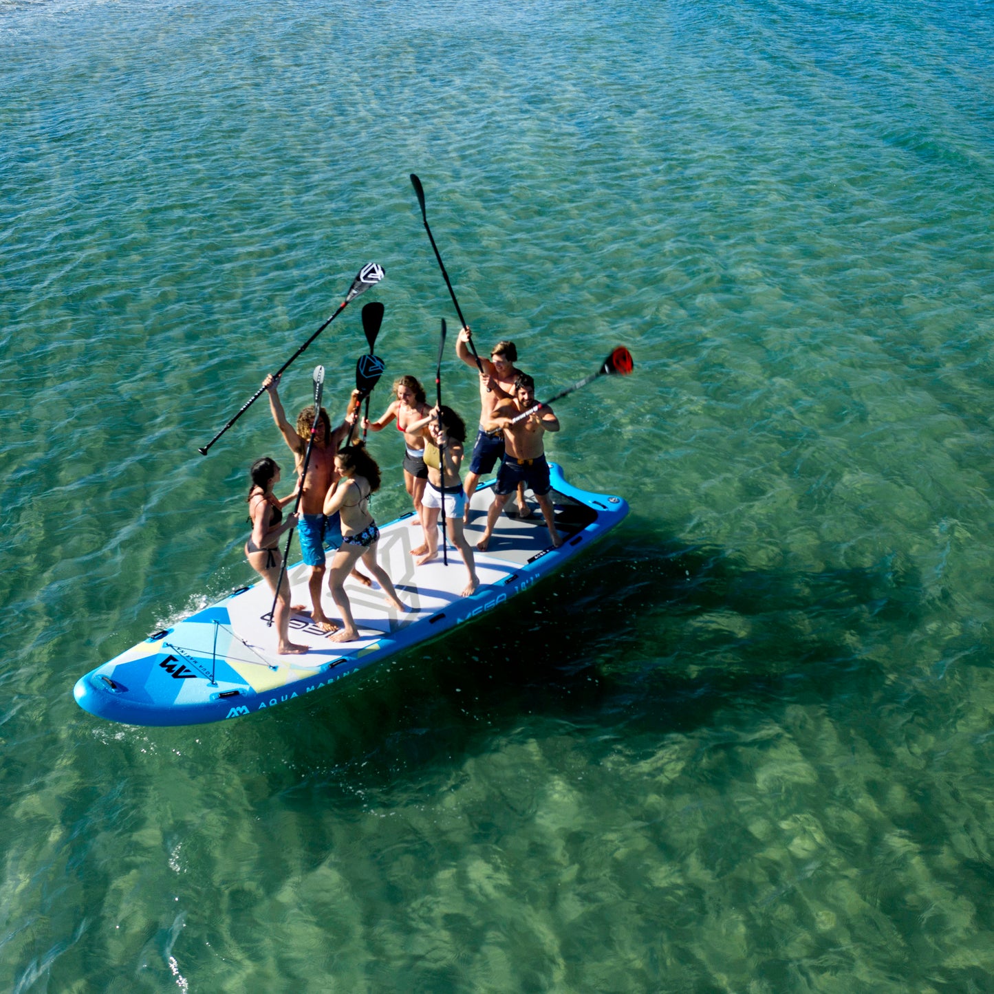 Aqua Marina - MEGA 18' 1" Multi-Person Inflatable Stand Up Paddle Board (iSup)