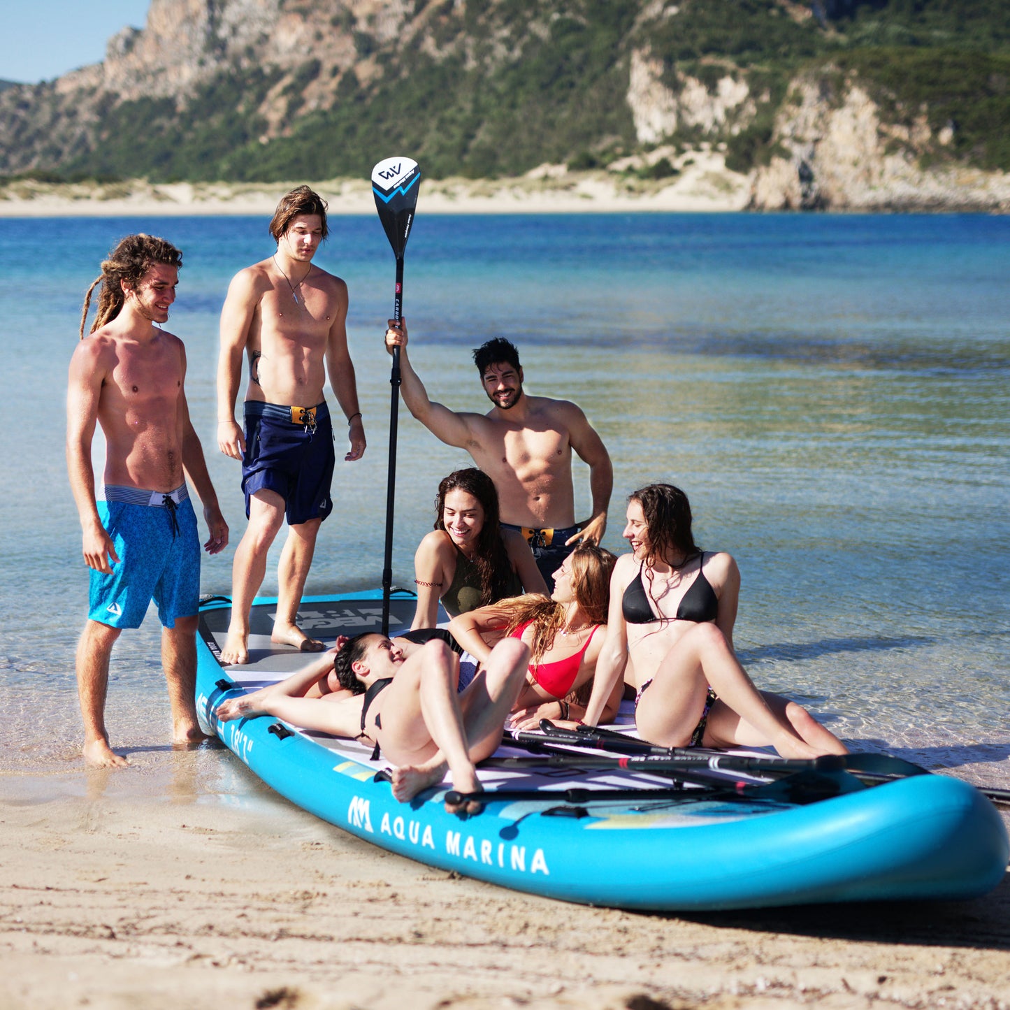 Aqua Marina - MEGA 18' 1" Multi-Person Inflatable Stand Up Paddle Board (iSup)