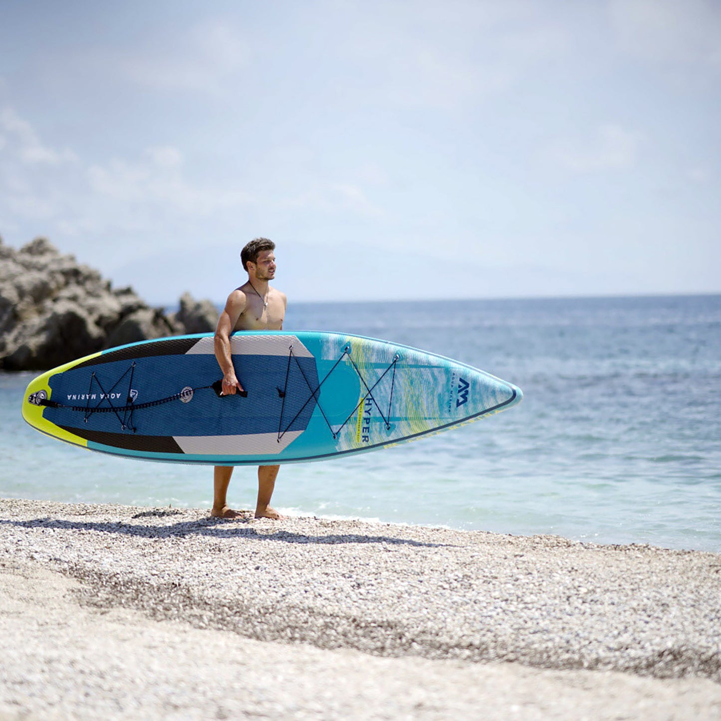 Aqua Marina - HYPER 12' 6" Touring Inflatable Stand Up Paddle Board (iSup)