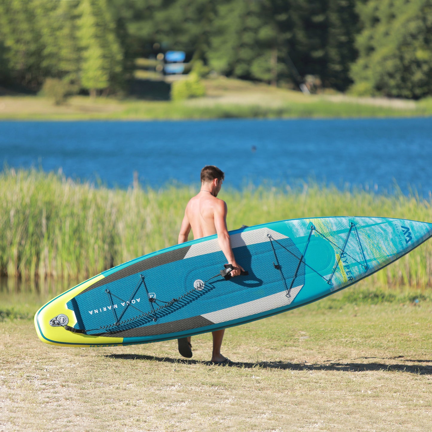 Aqua Marina - HYPER 12' 6" Touring Inflatable Stand Up Paddle Board (iSup)