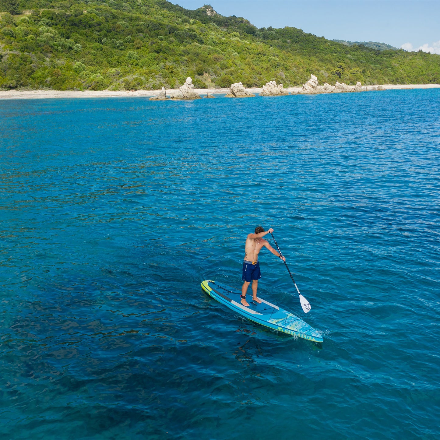 Aqua Marina - HYPER 12' 6" Touring Inflatable Stand Up Paddle Board (iSup)