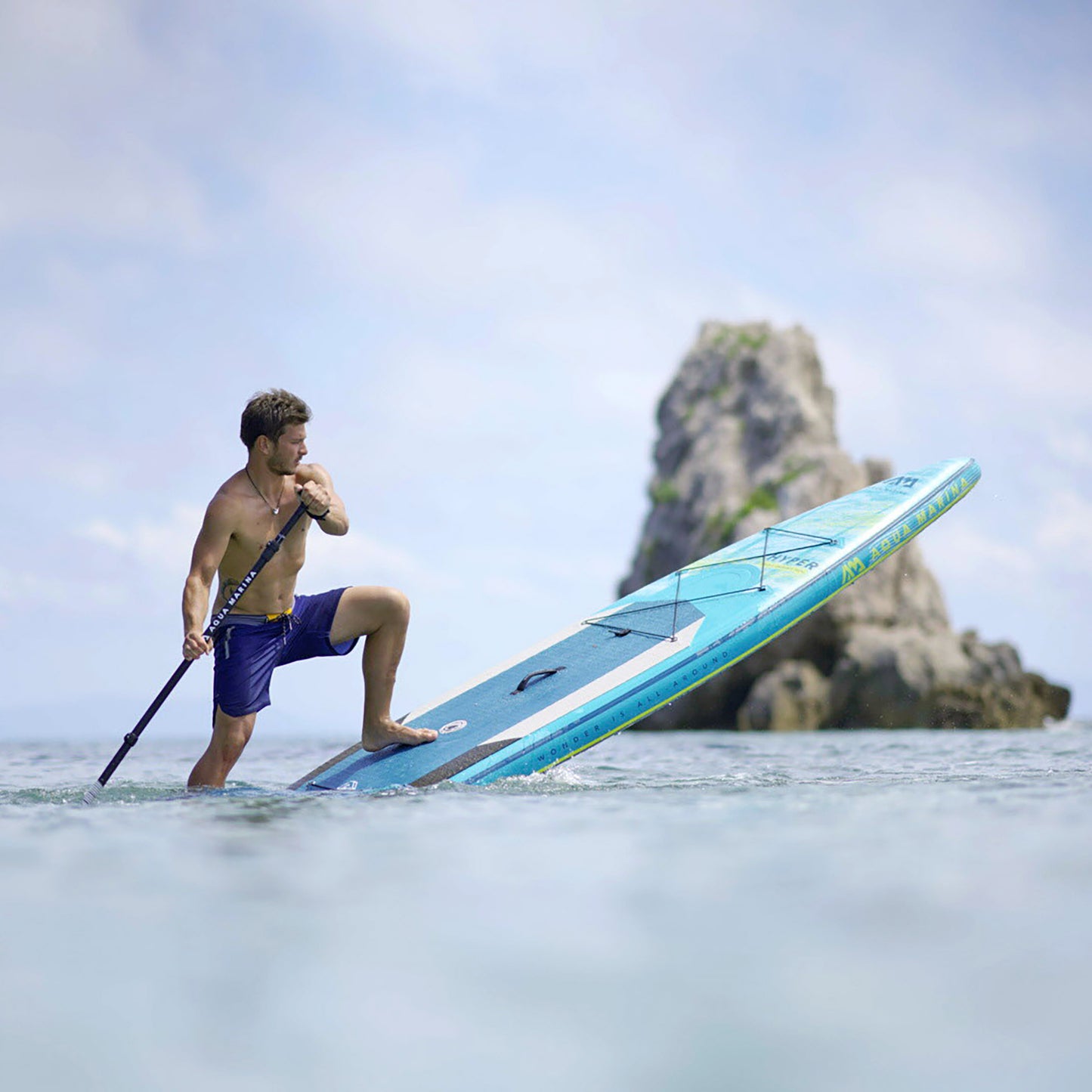 Aqua Marina - HYPER 12' 6" Touring Inflatable Stand Up Paddle Board (iSup)