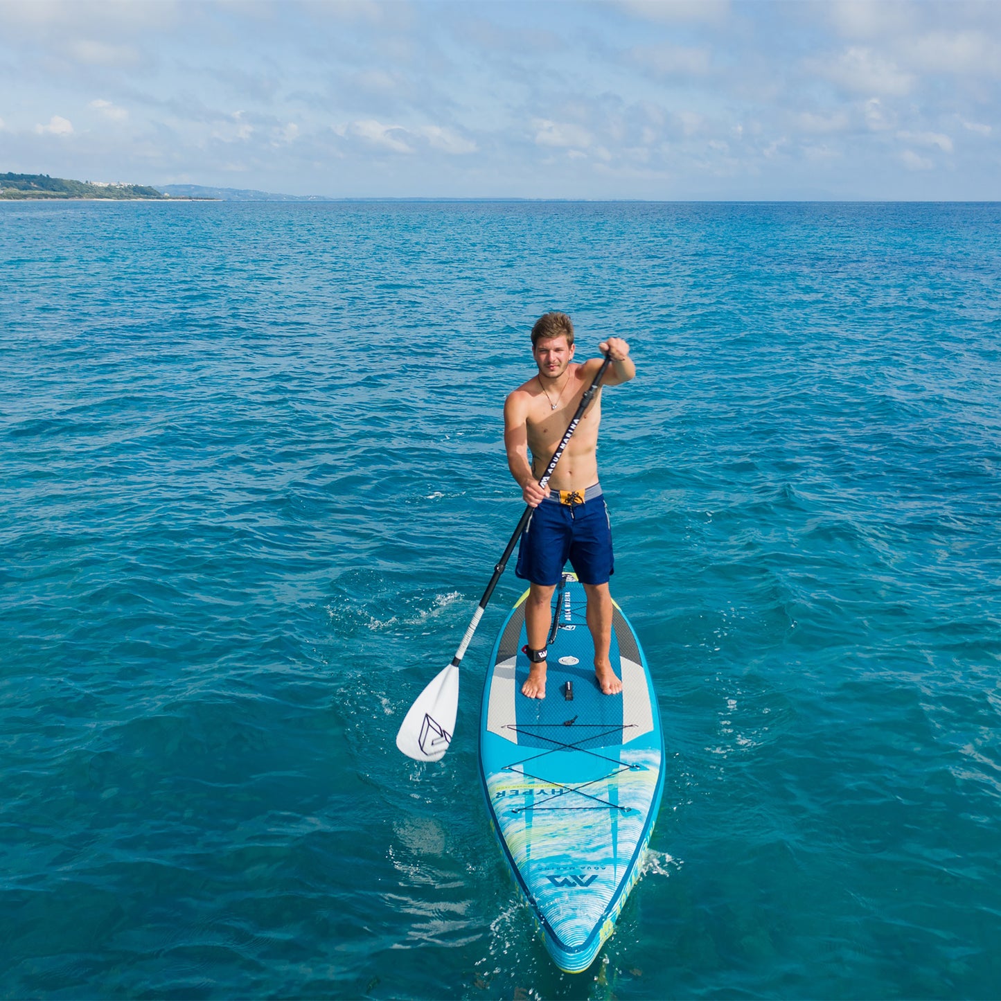 Aqua Marina - HYPER 12' 6" Touring Inflatable Stand Up Paddle Board (iSup)