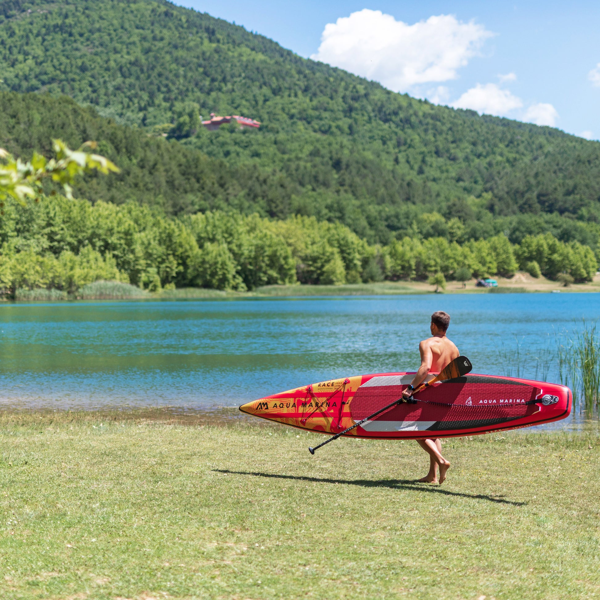 Aqua Marina - RACE 12' 6" Racing Inflatable Stand Up Paddle Board (iSup) - Aqua Marina