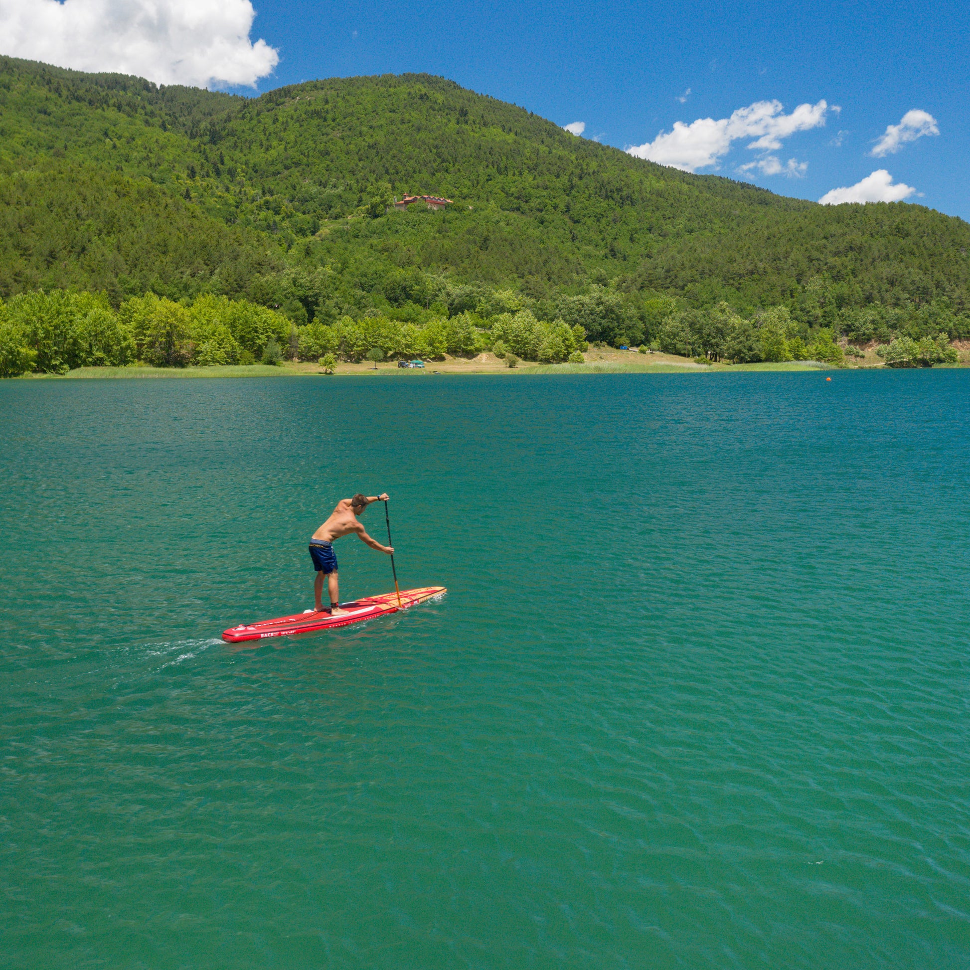 Aqua Marina - RACE 12' 6" Racing Inflatable Stand Up Paddle Board (iSup) - Aqua Marina