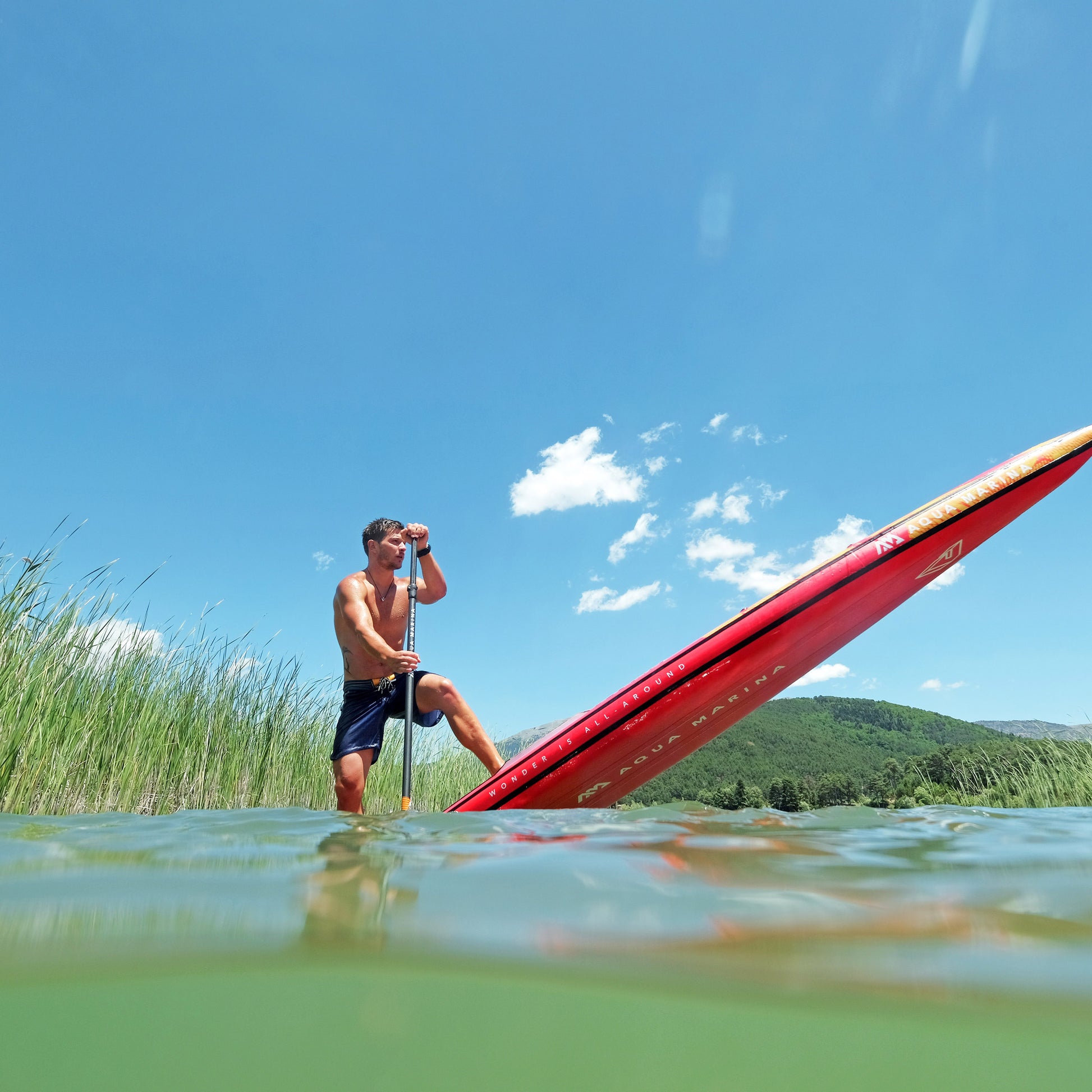 Aqua Marina - RACE 12' 6" Racing Inflatable Stand Up Paddle Board (iSup) - Aqua Marina