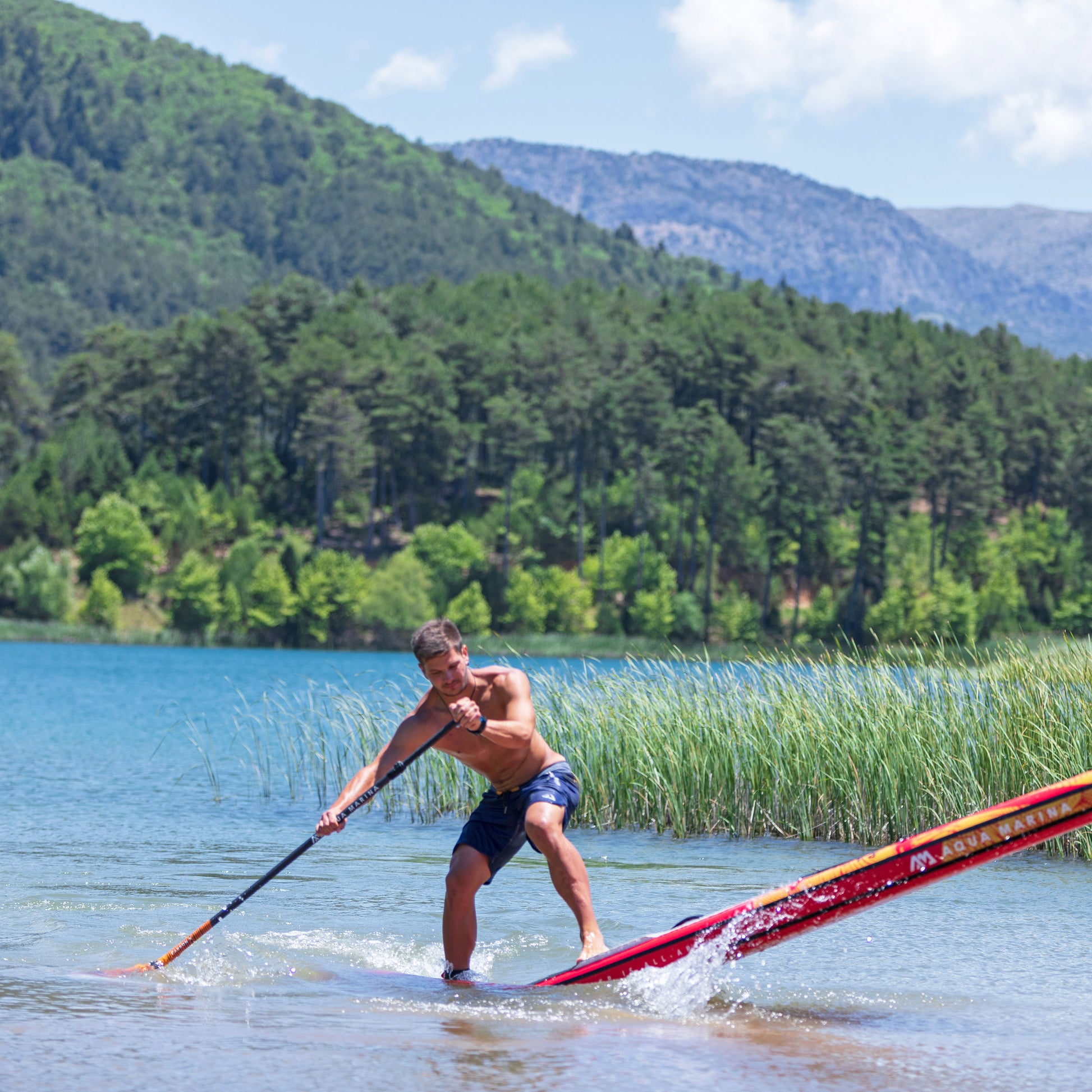 Aqua Marina - RACE 12' 6" Racing Inflatable Stand Up Paddle Board (iSup) - Aqua Marina