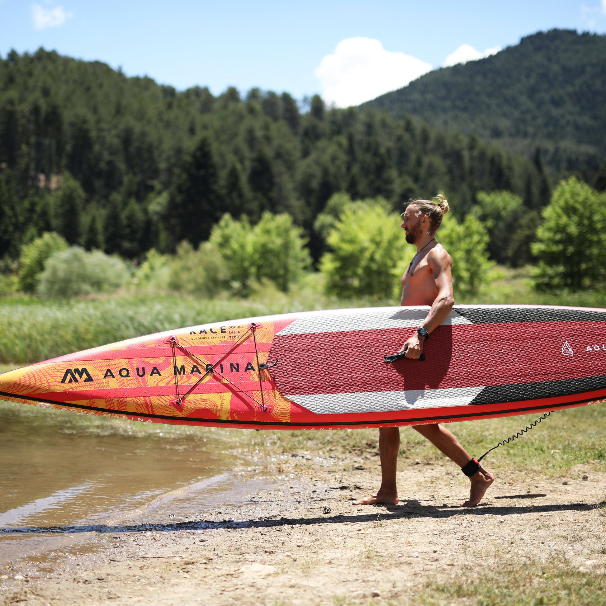 Aqua Marina - RACE 14' Racing Inflatable Stand Up Paddle Board (iSup) - Aqua Marina