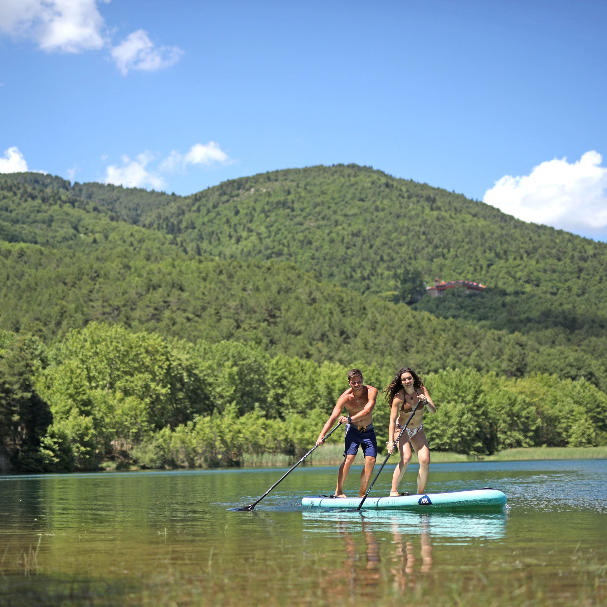 Aqua Marina - SUPER TRIP 12'2" Family Inflatable Stand Up Paddle Board (iSup) - Aqua Marina