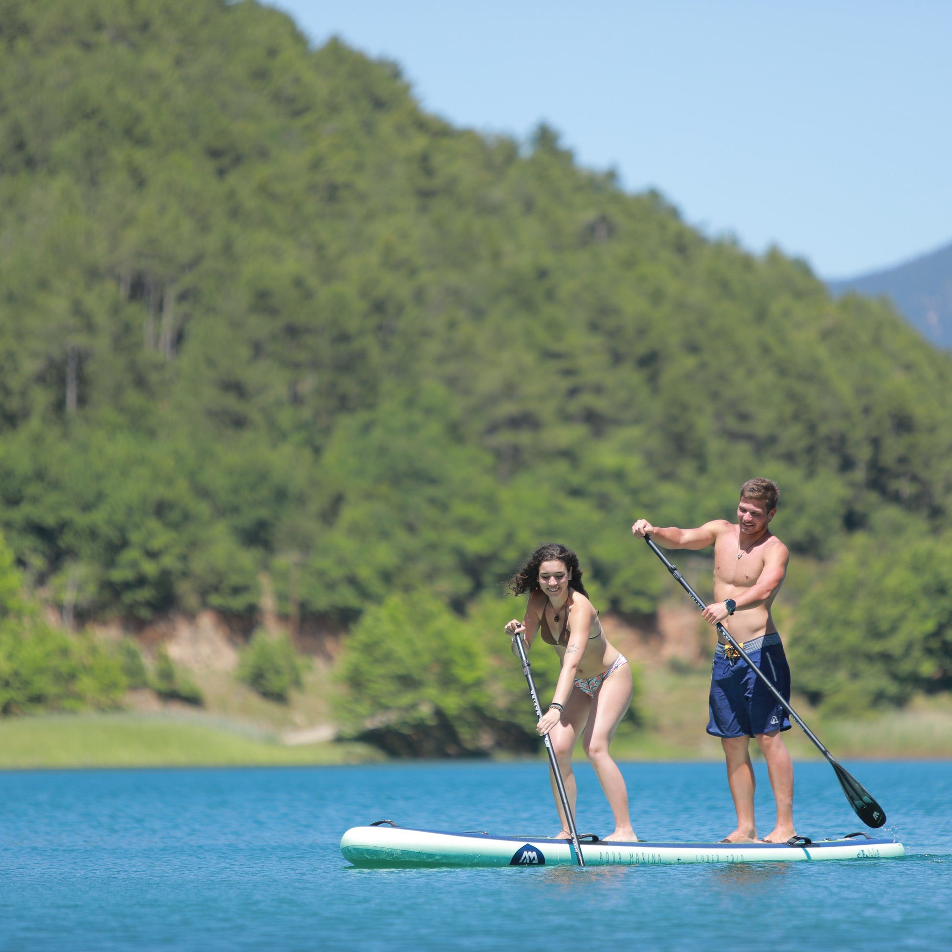 Aqua Marina - SUPER TRIP 12'2" Family Inflatable Stand Up Paddle Board (iSup) - Aqua Marina