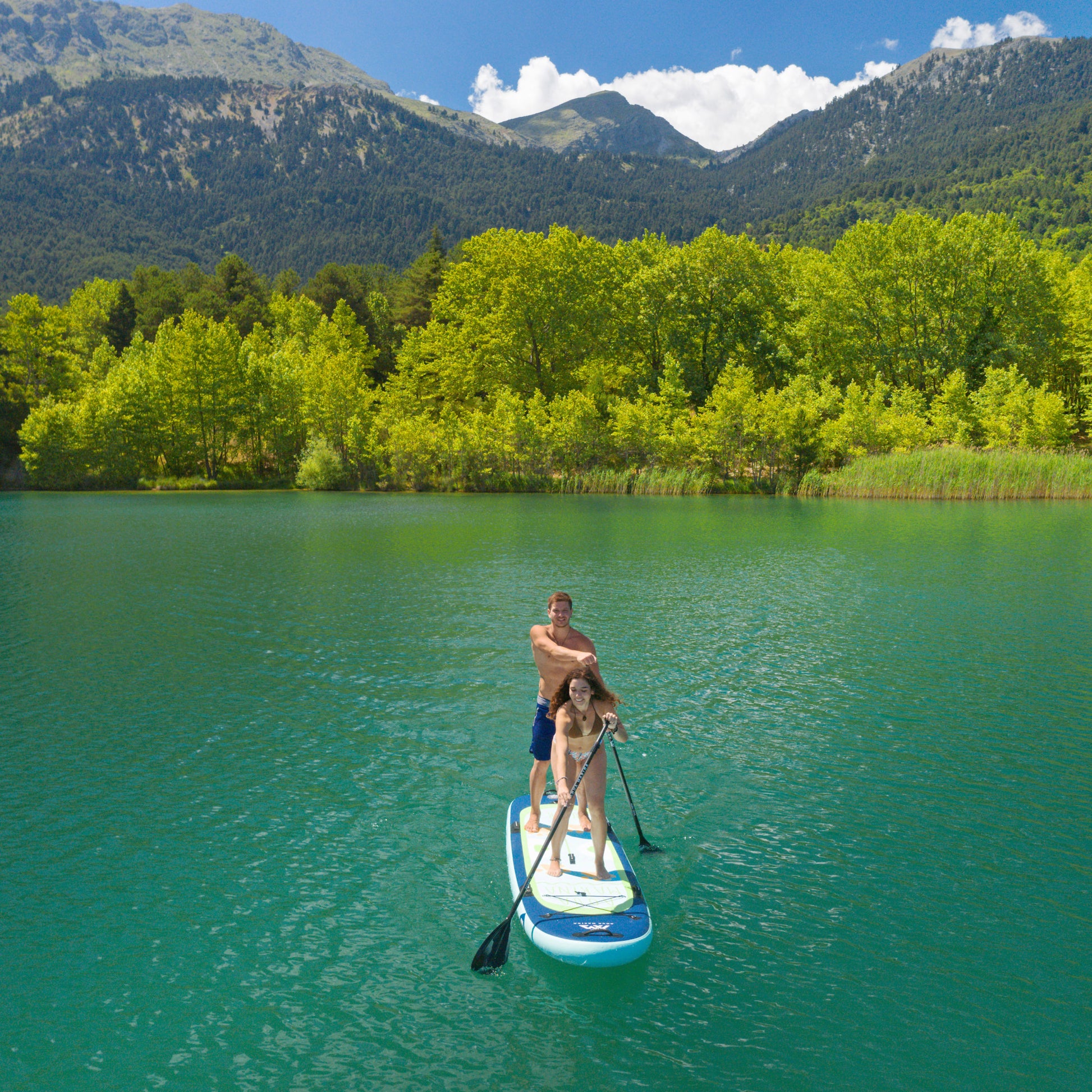 Aqua Marina - SUPER TRIP 12'2" Family Inflatable Stand Up Paddle Board (iSup) - Aqua Marina