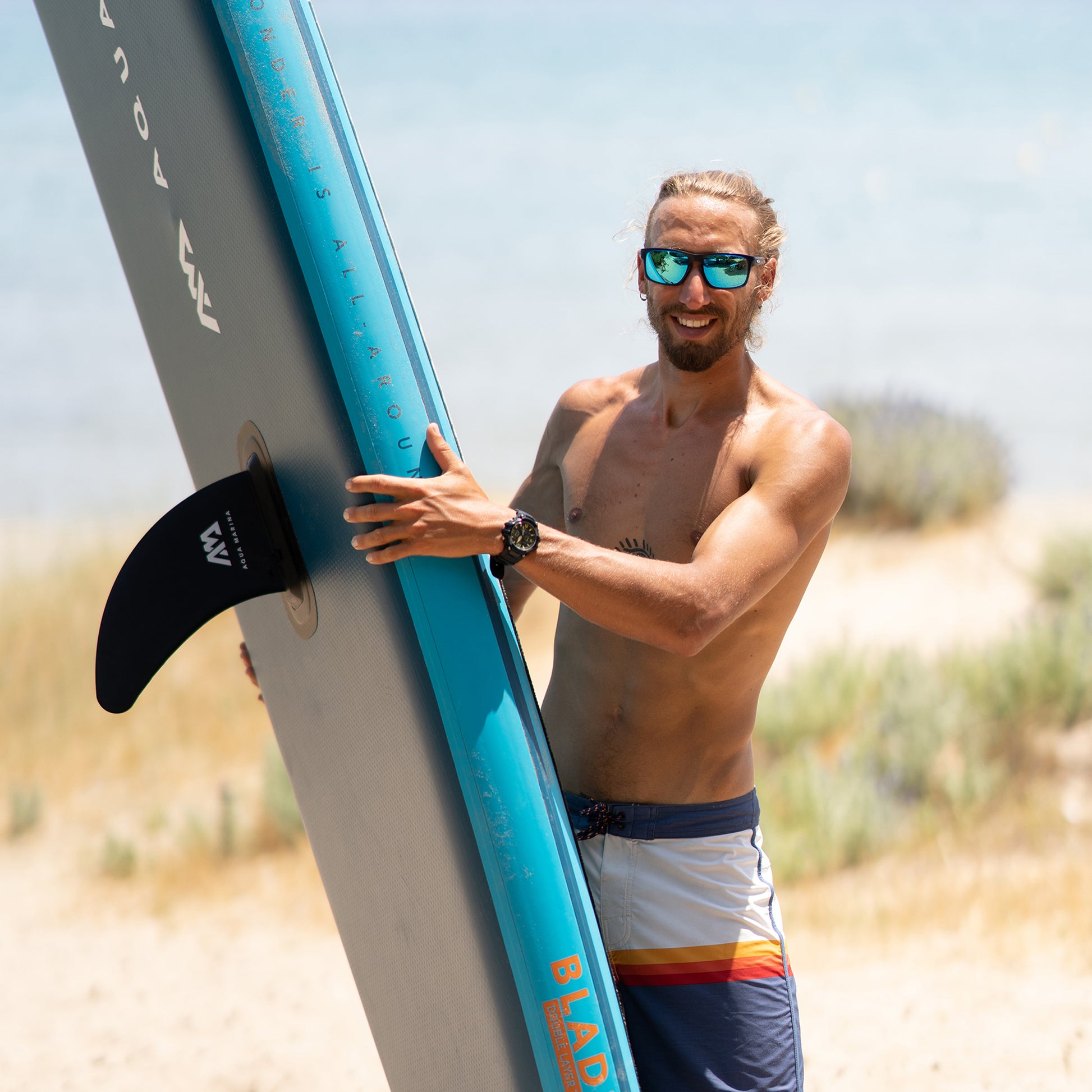 Aqua Marina - BLADE 10' 6" Windsurf Inflatable Stand Up Paddle Board (iSup) - Aqua Marina