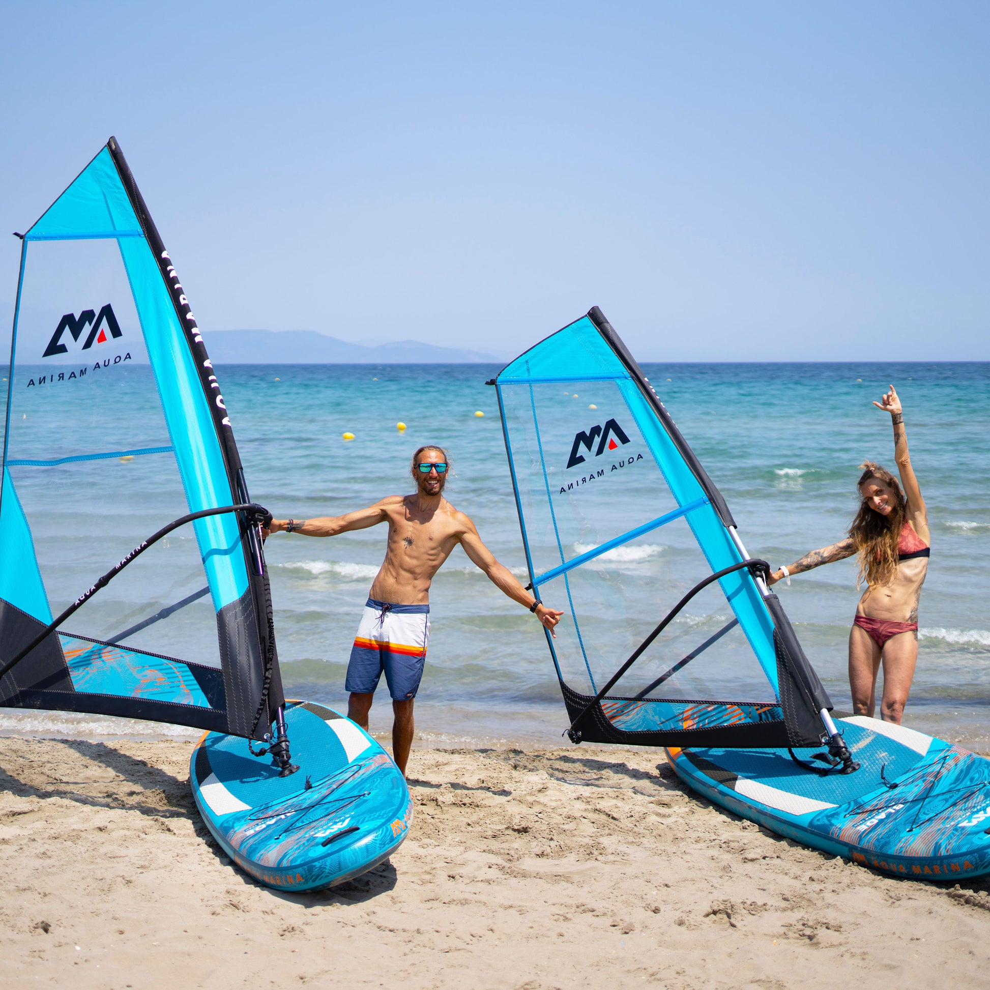 Aqua Marina - BLADE 10' 6" Windsurf Inflatable Stand Up Paddle Board (iSup) - Aqua Marina