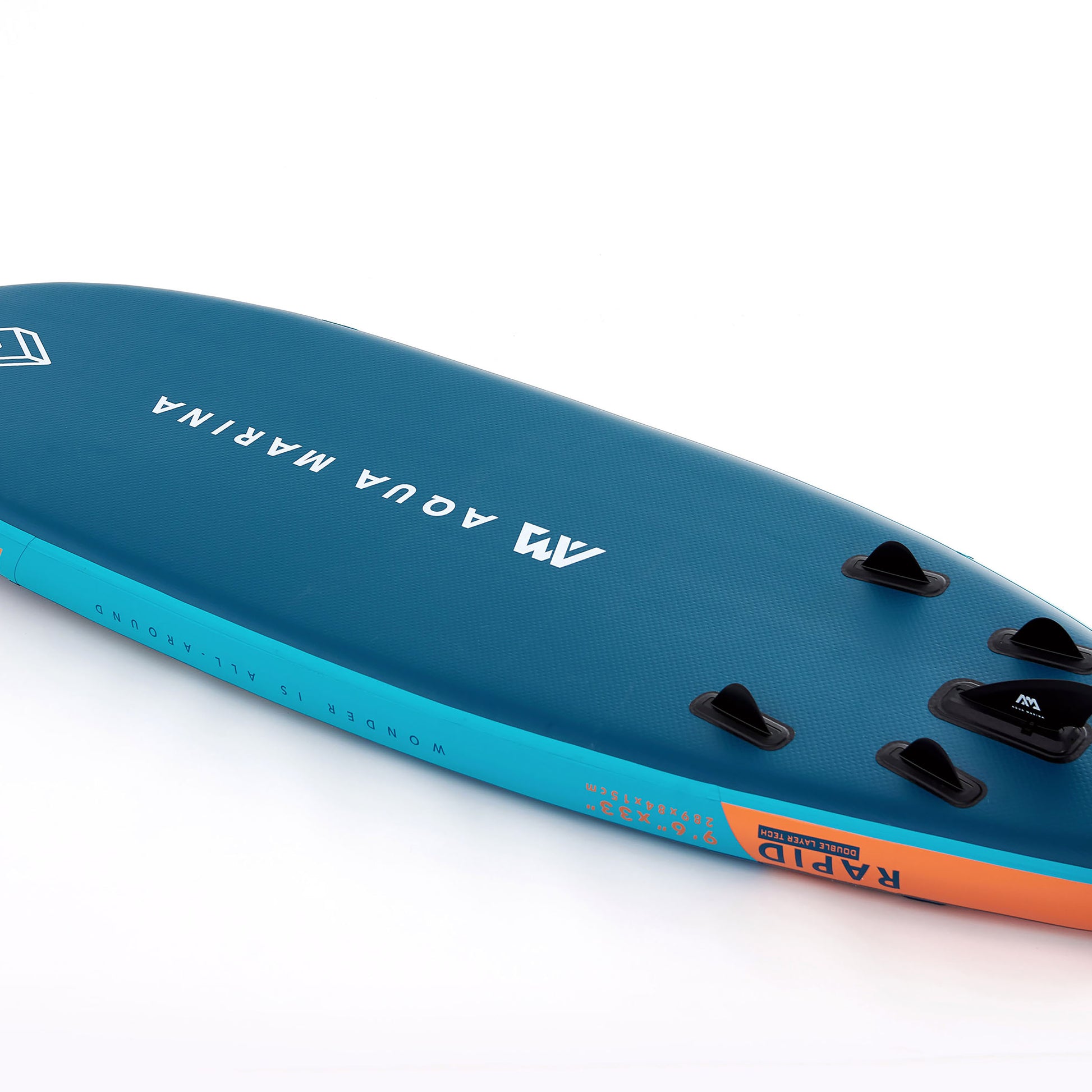 Aqua Marina - RAPID 9' 6" White Water Inflatable Stand Up Paddle Board (iSup) - Aqua Marina