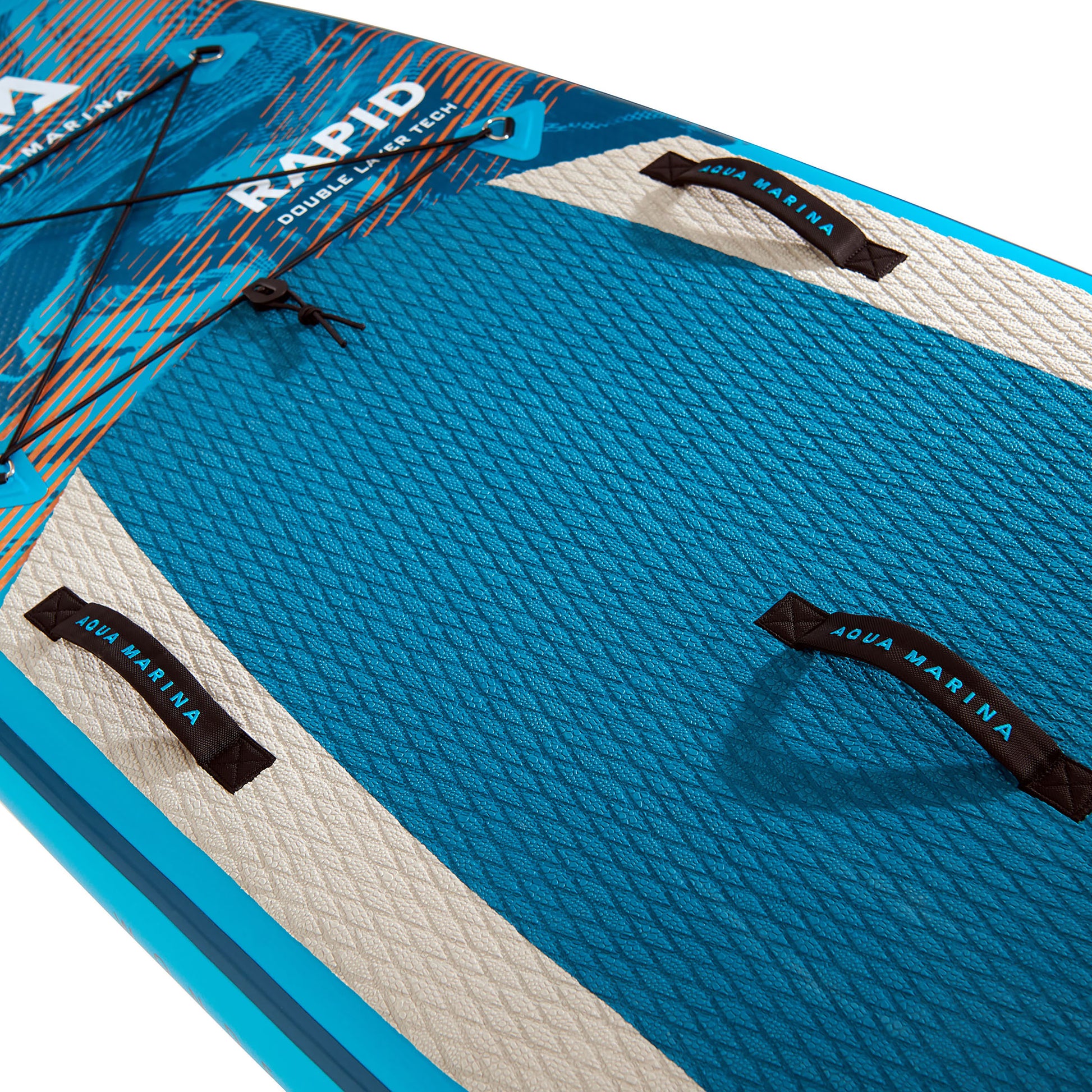 Aqua Marina - RAPID 9' 6" White Water Inflatable Stand Up Paddle Board (iSup) - Aqua Marina