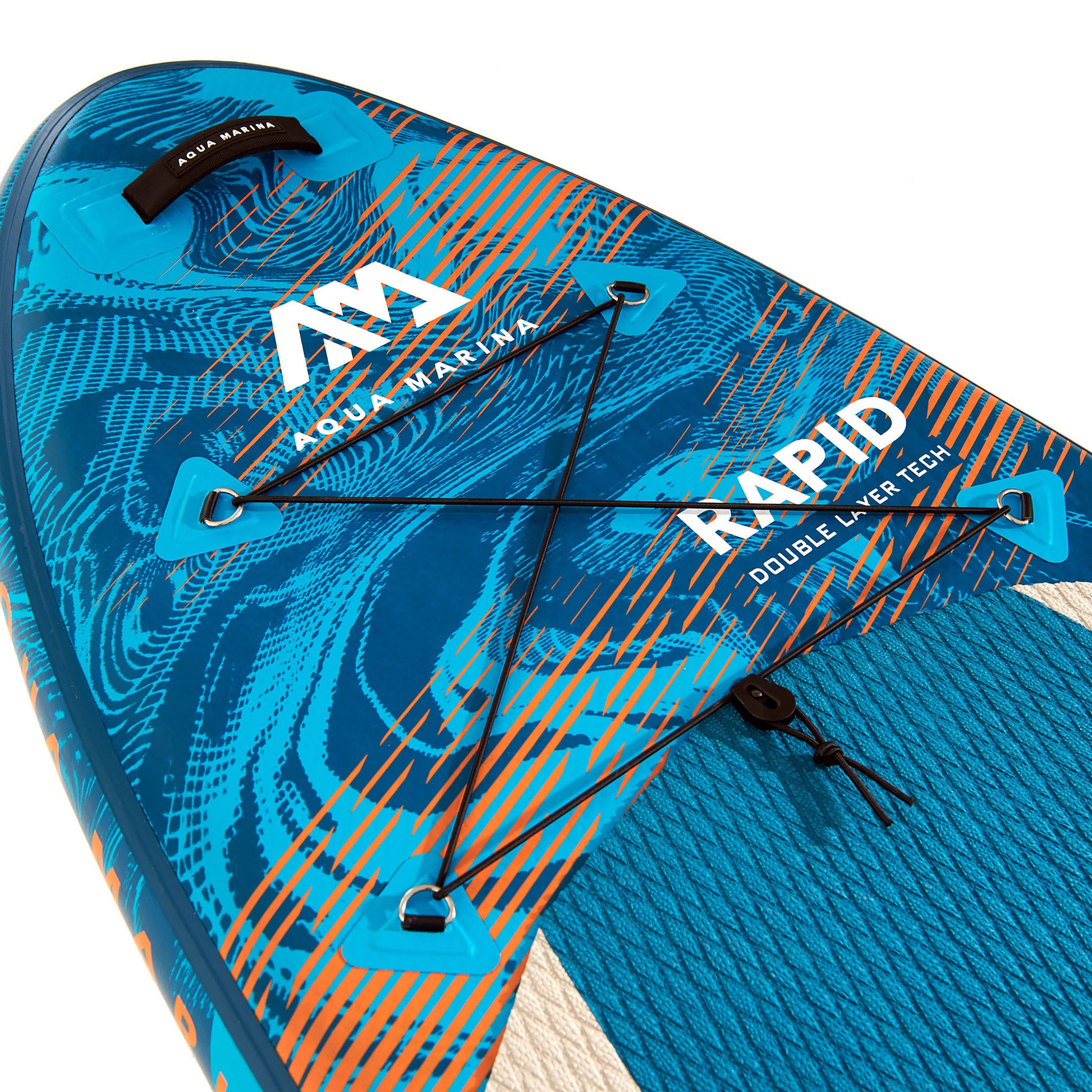 Aqua Marina - RAPID 9' 6" White Water Inflatable Stand Up Paddle Board (iSup) - Aqua Marina