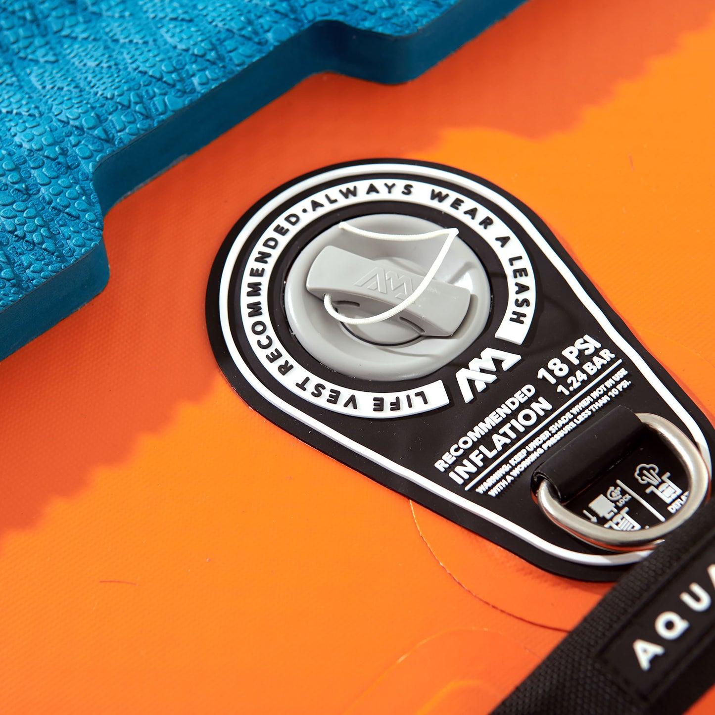 Aqua Marina - RAPID 9' 6" White Water Inflatable Stand Up Paddle Board (iSup)