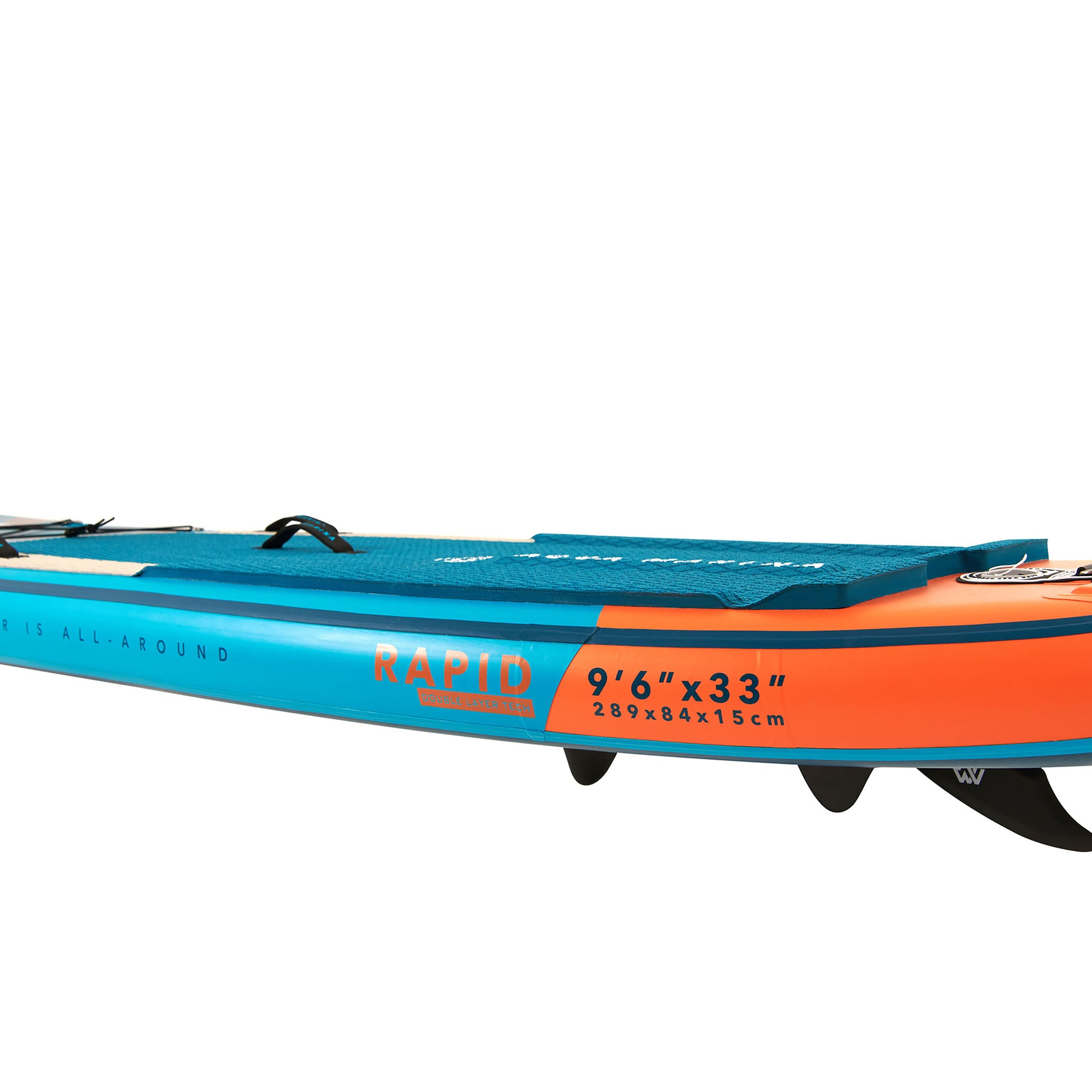 Aqua Marina - RAPID 9' 6" White Water Inflatable Stand Up Paddle Board (iSup) - Aqua Marina