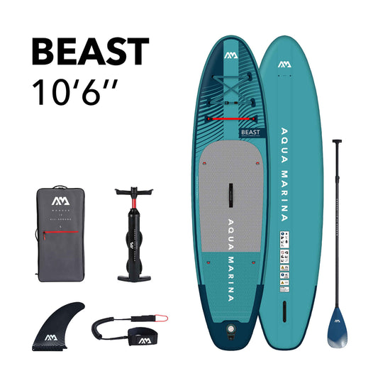 Aqua Marina - BEAST 10'6" Advanced All-Around Inflatable Stand Up Paddle Board (iSup)