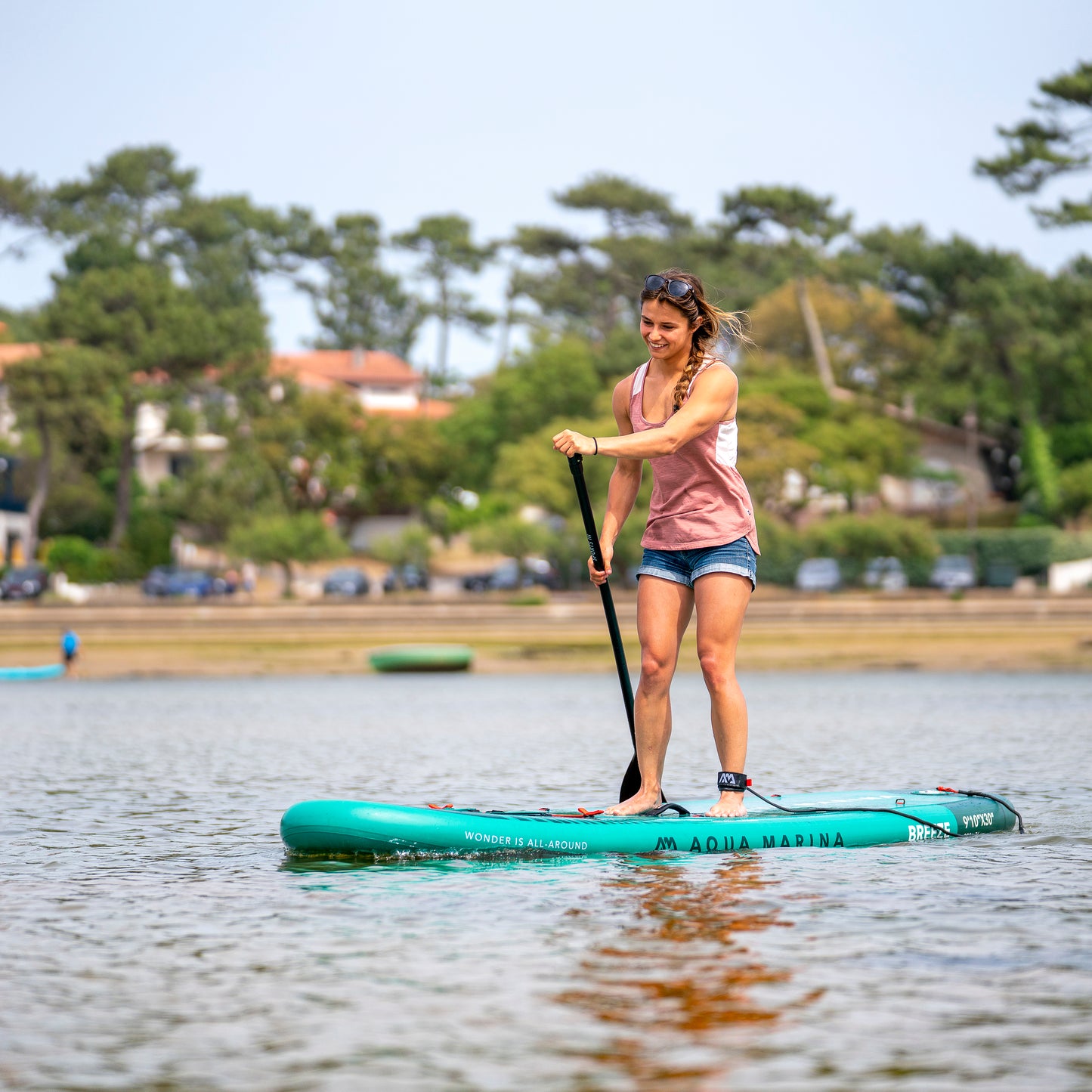 Aqua Marina - BREEZE 9'10" All-Around Inflatable Stand Up Paddle Board (iSup)