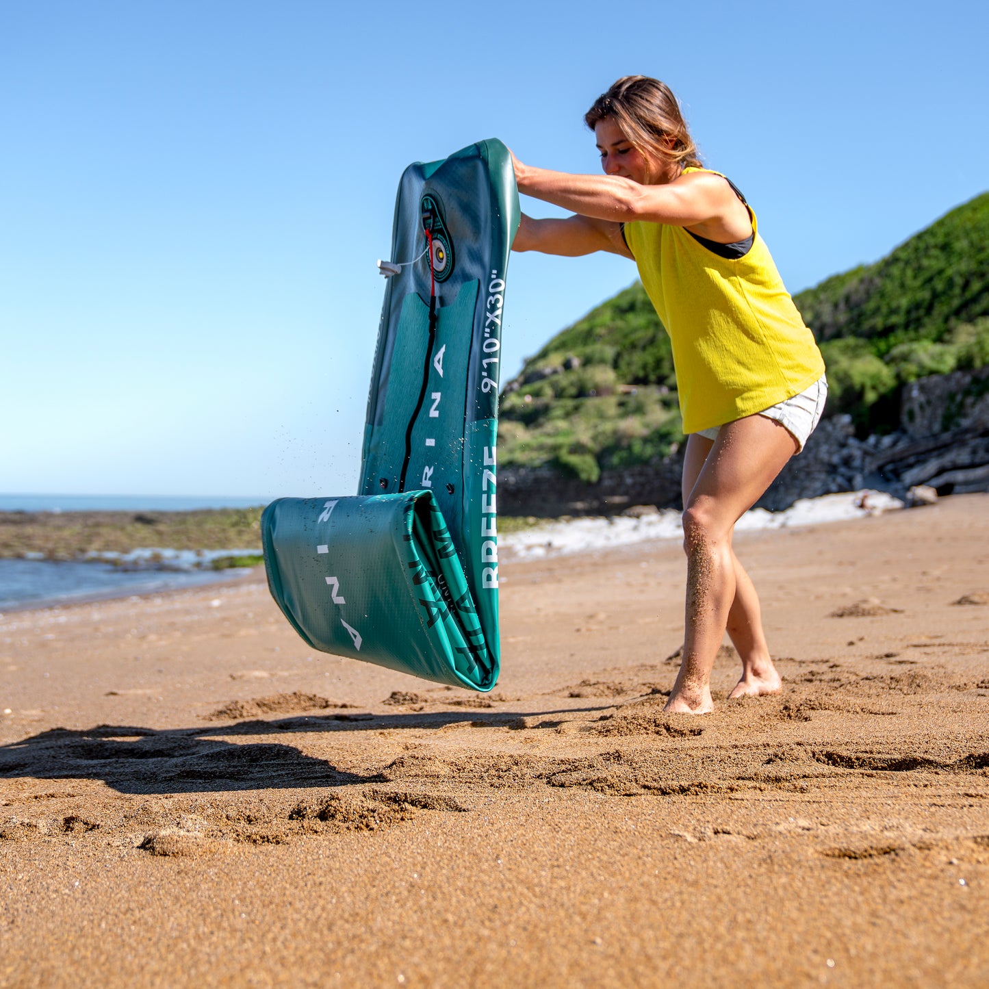 Aqua Marina - BREEZE 9'10" All-Around Inflatable Stand Up Paddle Board (iSup)