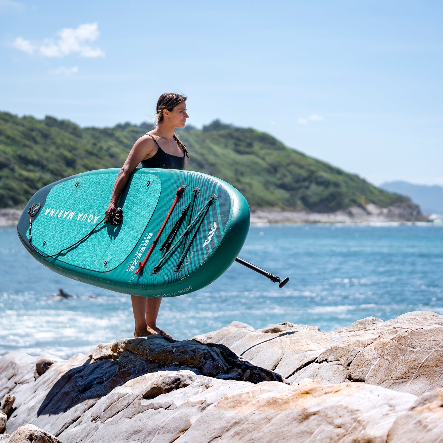 Aqua Marina - BREEZE 9'10" All-Around Inflatable Stand Up Paddle Board (iSup)