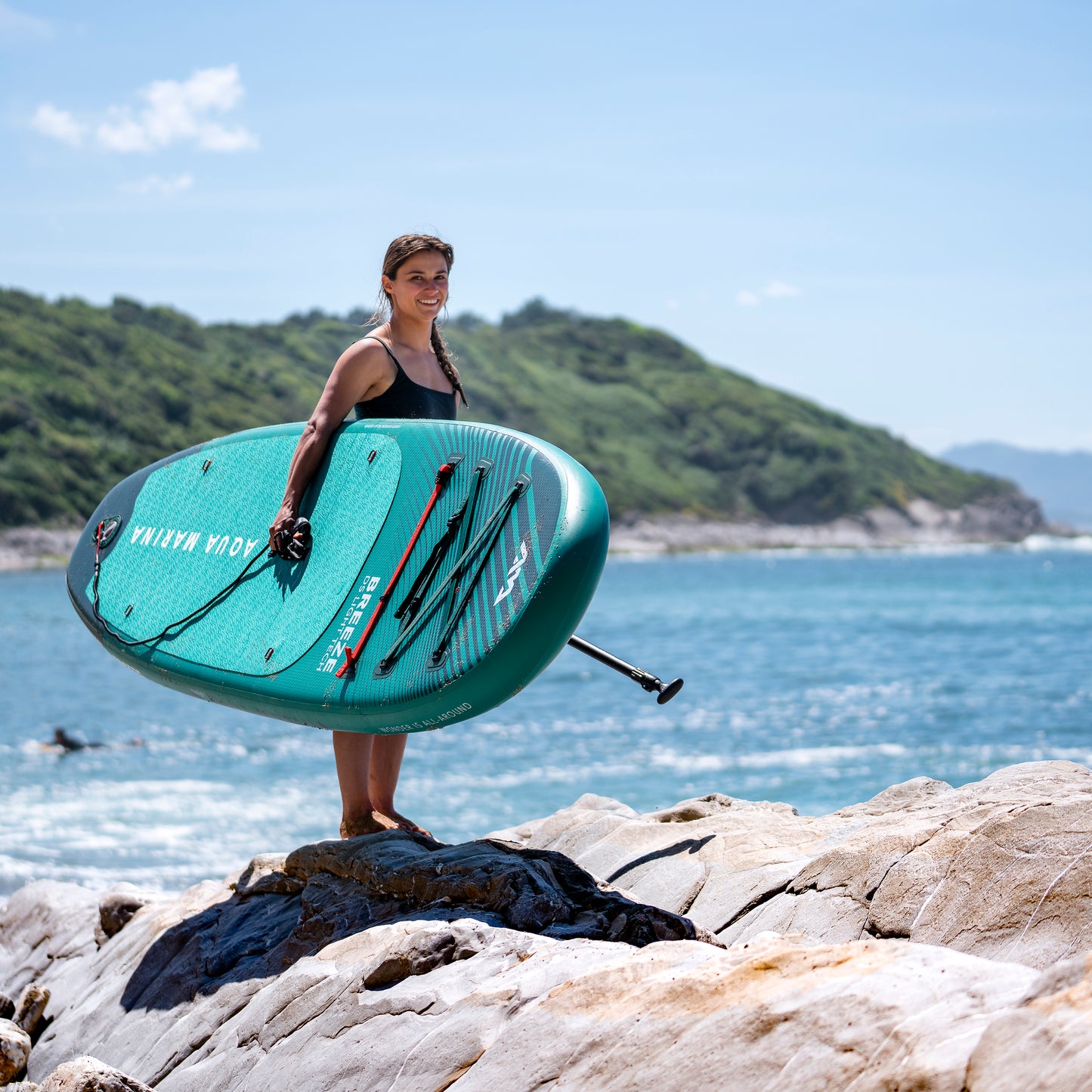 Aqua Marina - BREEZE 9'10" All-Around Inflatable Stand Up Paddle Board (iSup)