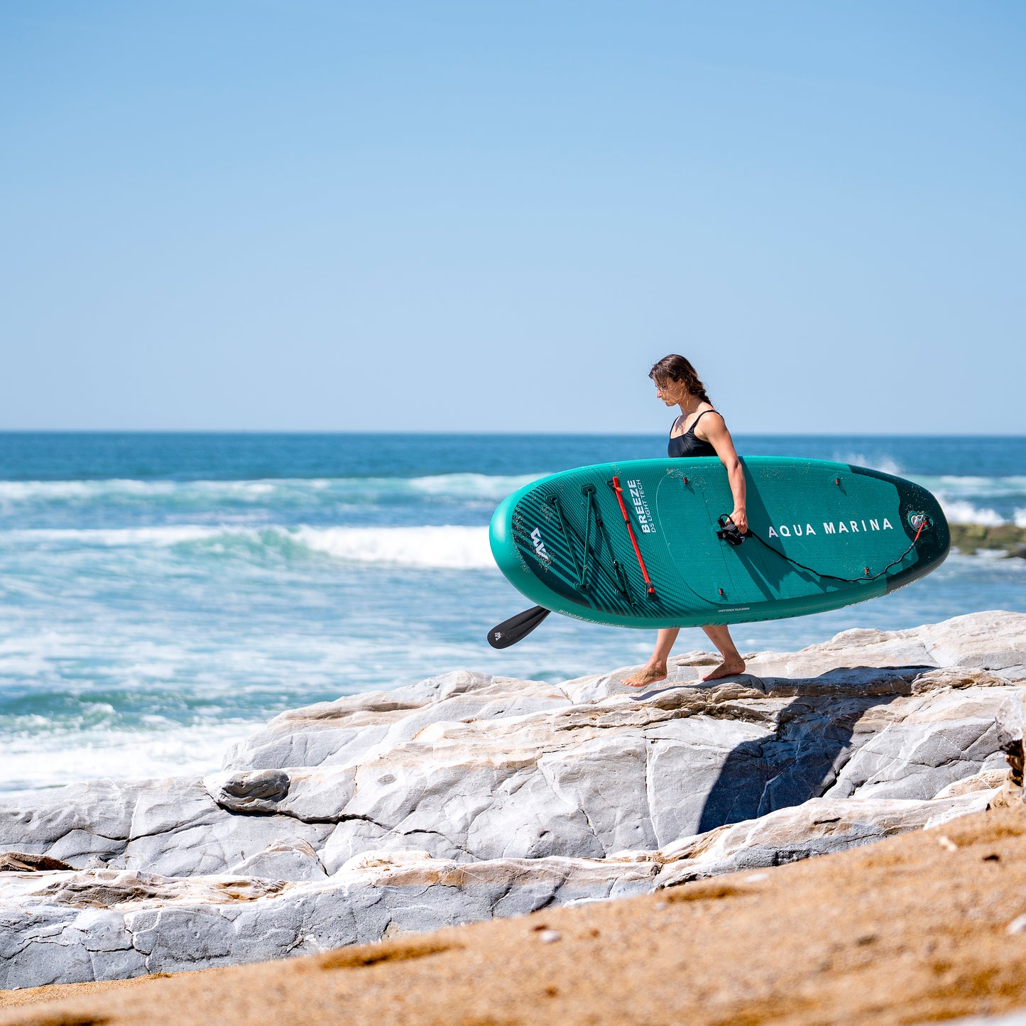 Aqua Marina - BREEZE 9'10" All-Around Inflatable Stand Up Paddle Board (iSup)