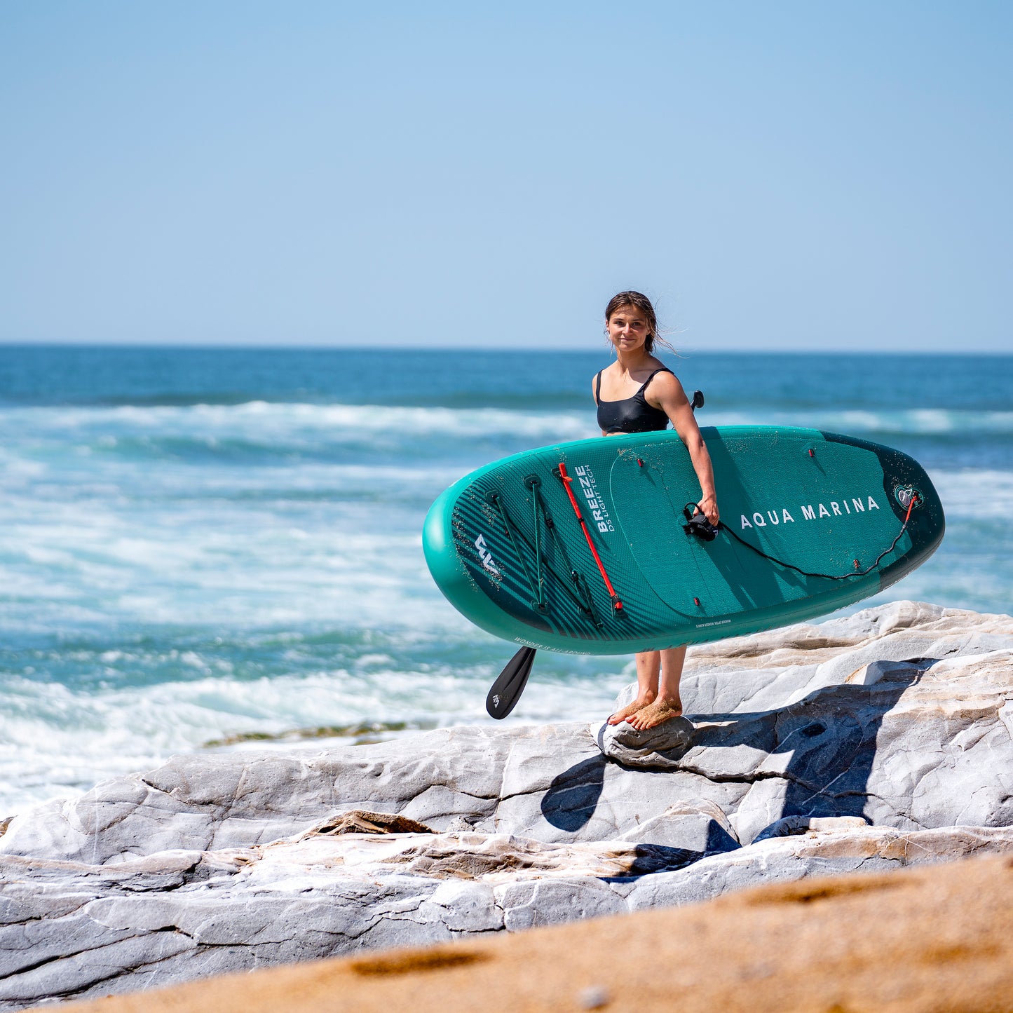 Aqua Marina - BREEZE 9'10" All-Around Inflatable Stand Up Paddle Board (iSup)