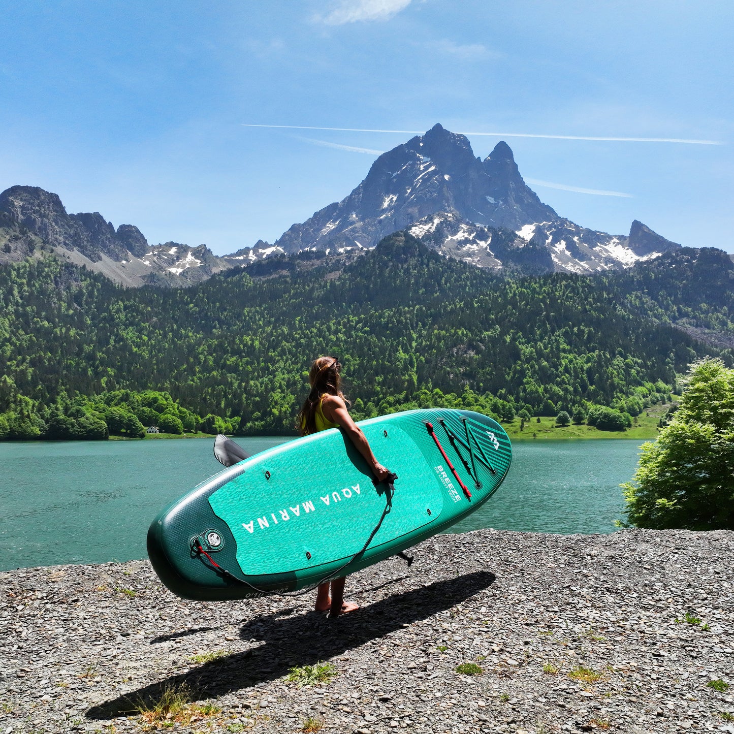 Aqua Marina - BREEZE 9'10" All-Around Inflatable Stand Up Paddle Board (iSup)