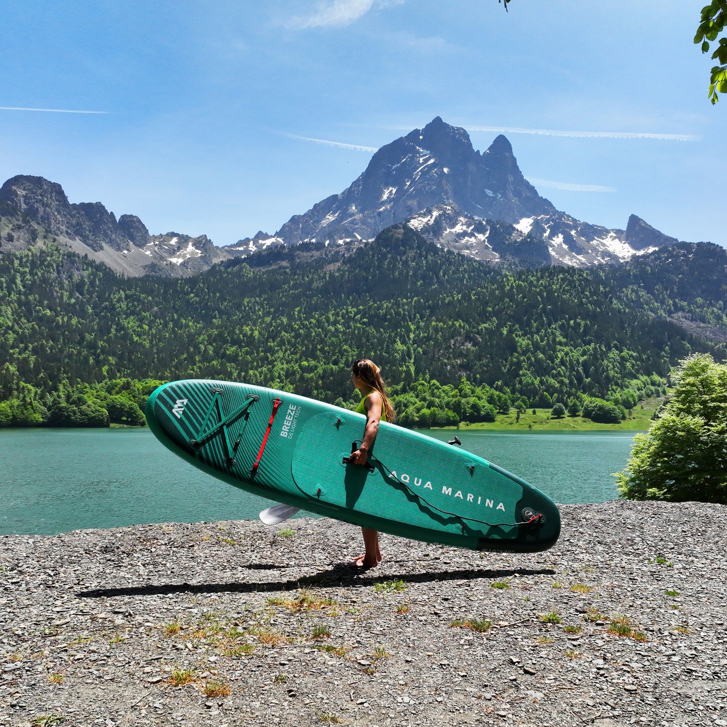 Aqua Marina - BREEZE 9'10" All-Around Inflatable Stand Up Paddle Board (iSup)