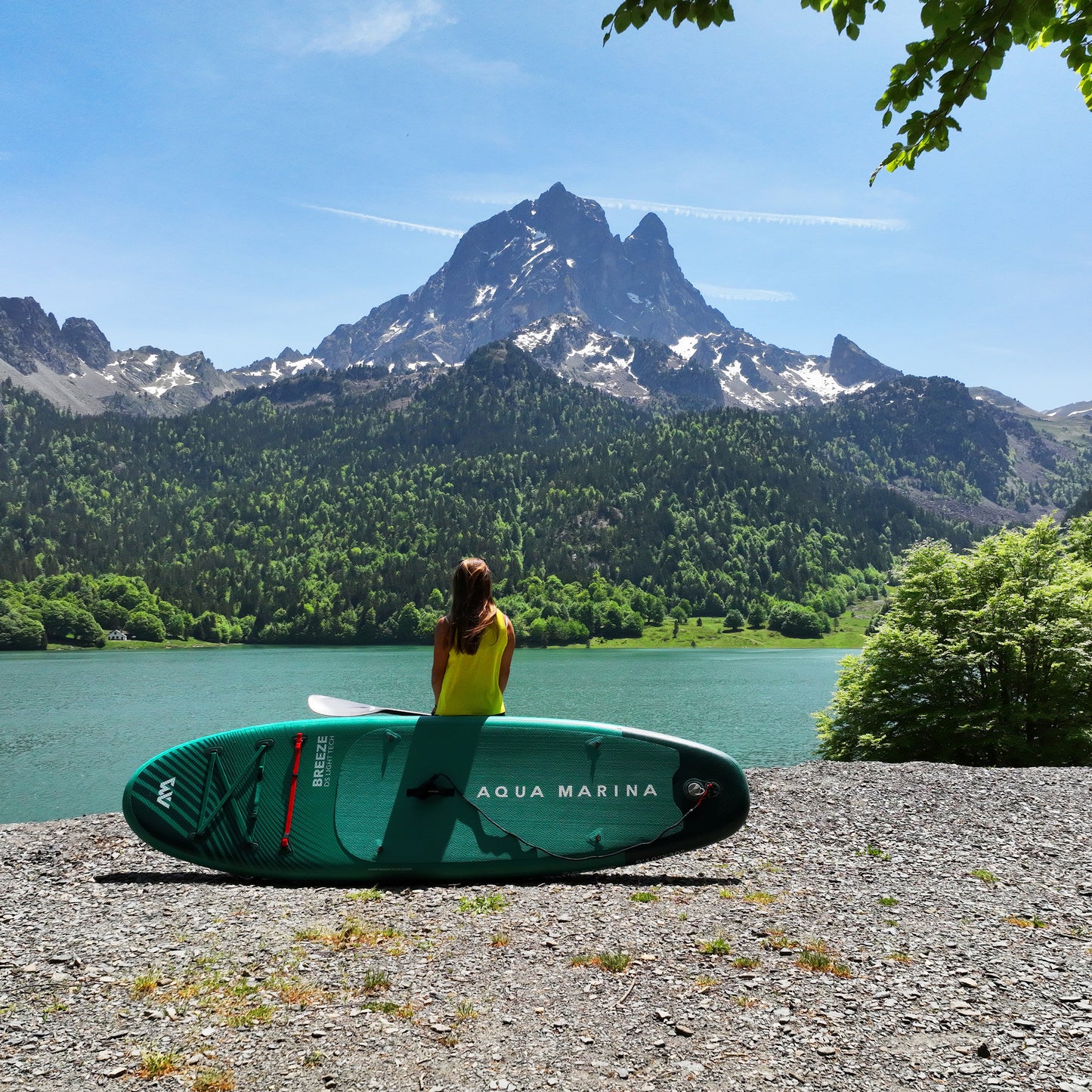 Aqua Marina - BREEZE 9'10" All-Around Inflatable Stand Up Paddle Board (iSup)